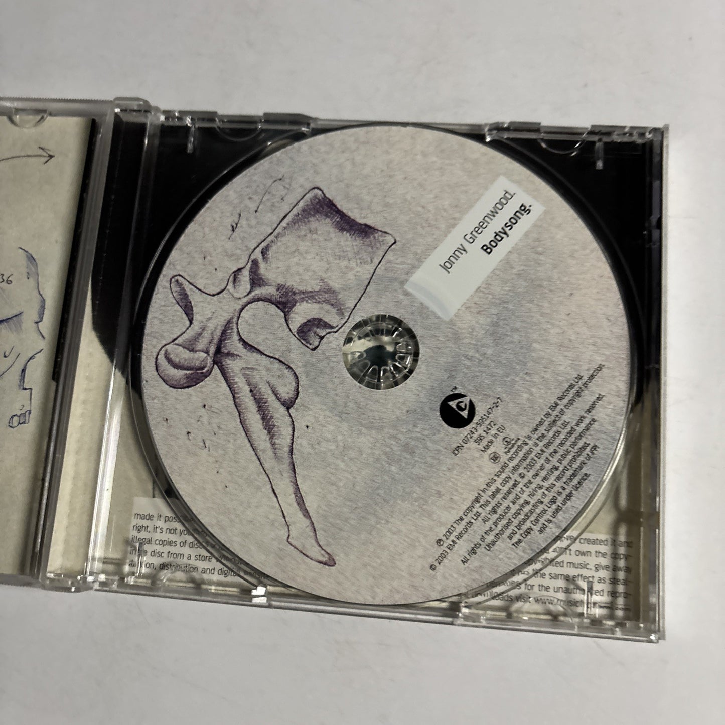 Jonny Greenwood – Bodysong (CD, 2003) UK 595 1472