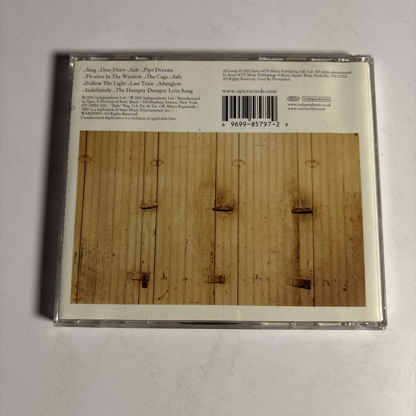 Travis – The Invisible Band (CD, 2001) US EK 85797