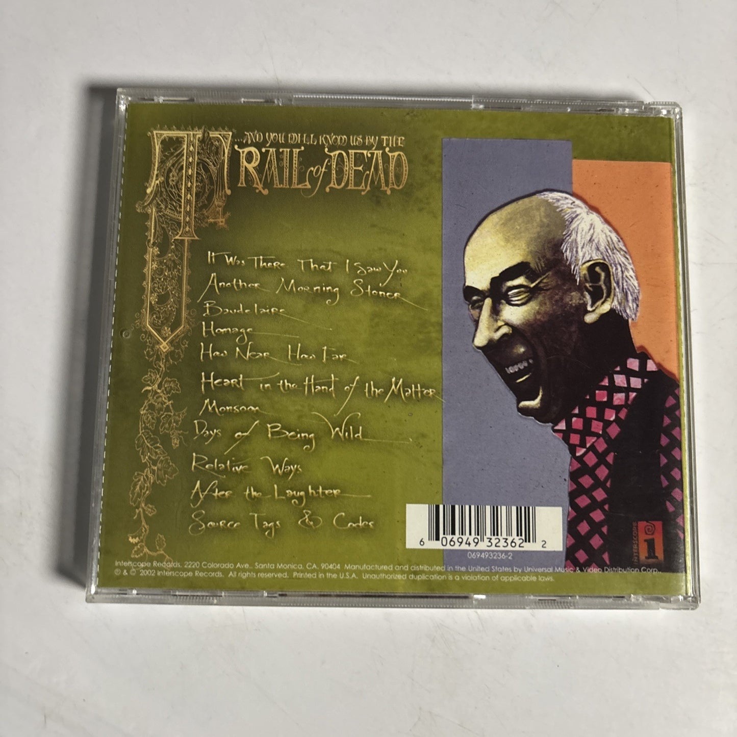 ...And You Will Know Us By The Trail Of Dead – Source Tags & Codes (CD, 2002)