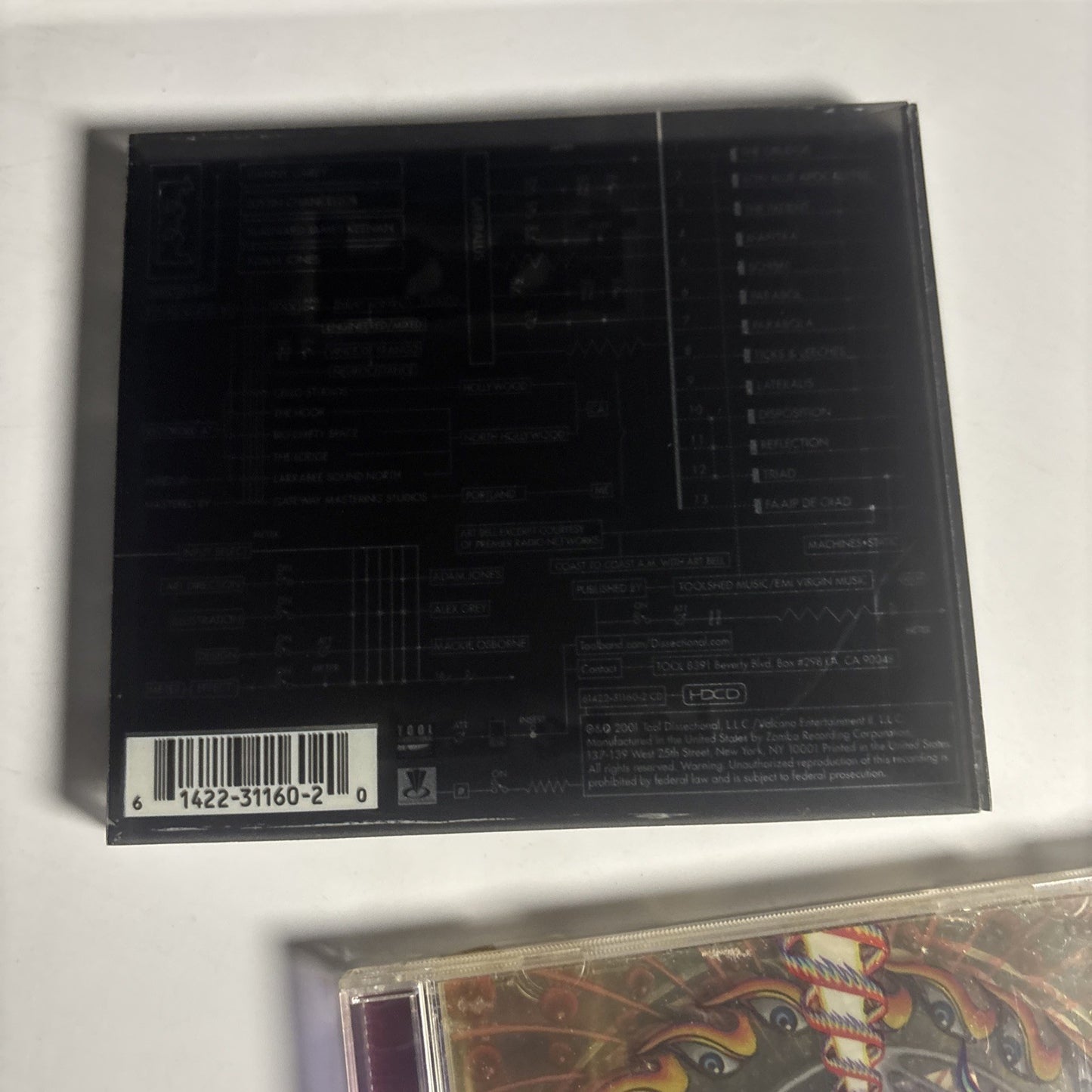 Tool – Lateralus (CD, HDCD, 2001) US HDCD 61422-31160-2 CD