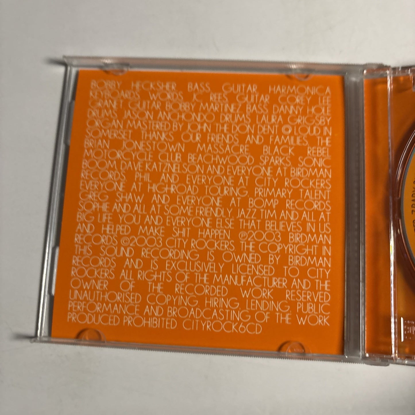 The Warlocks – Phoenix (CD, 2003) UK CITYROCK6CD