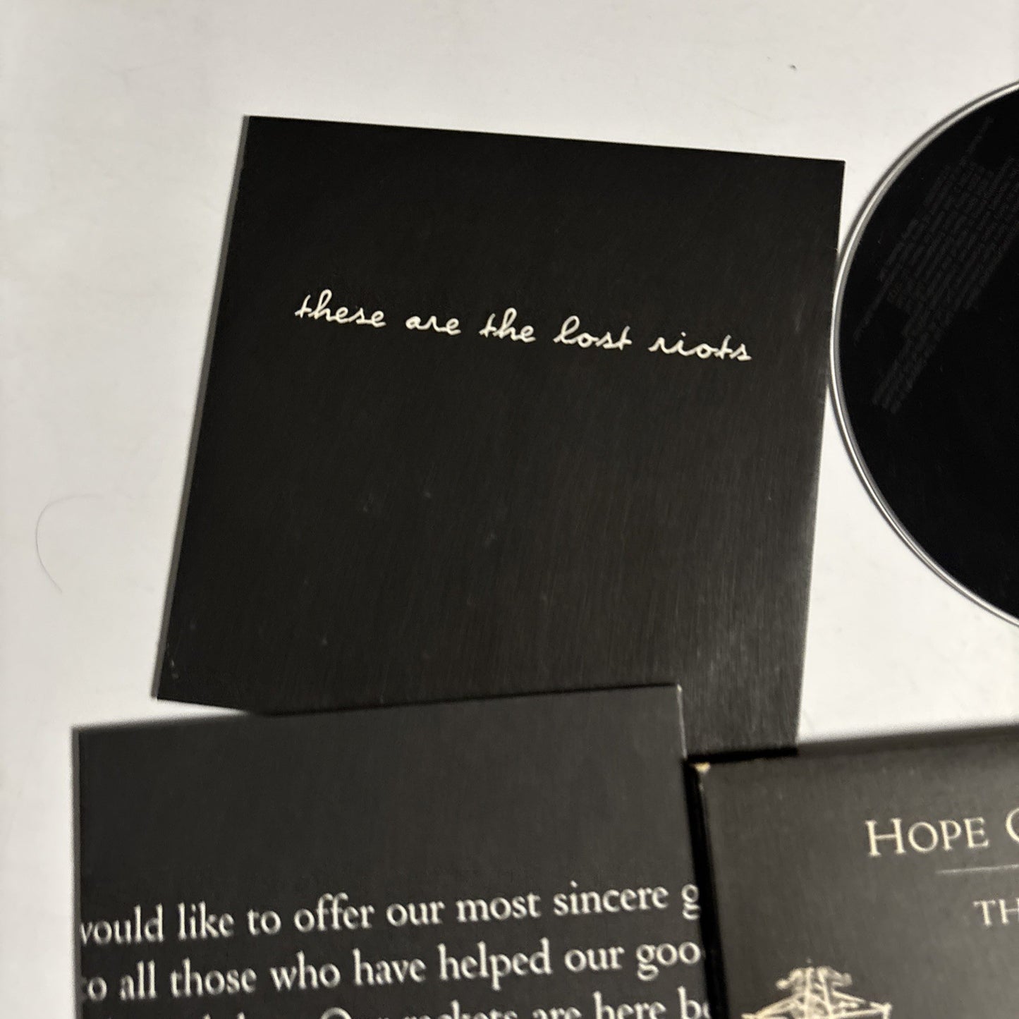 Hope Of The States – The Lost Riots (CD, 2004) UK Digipak 517264 2