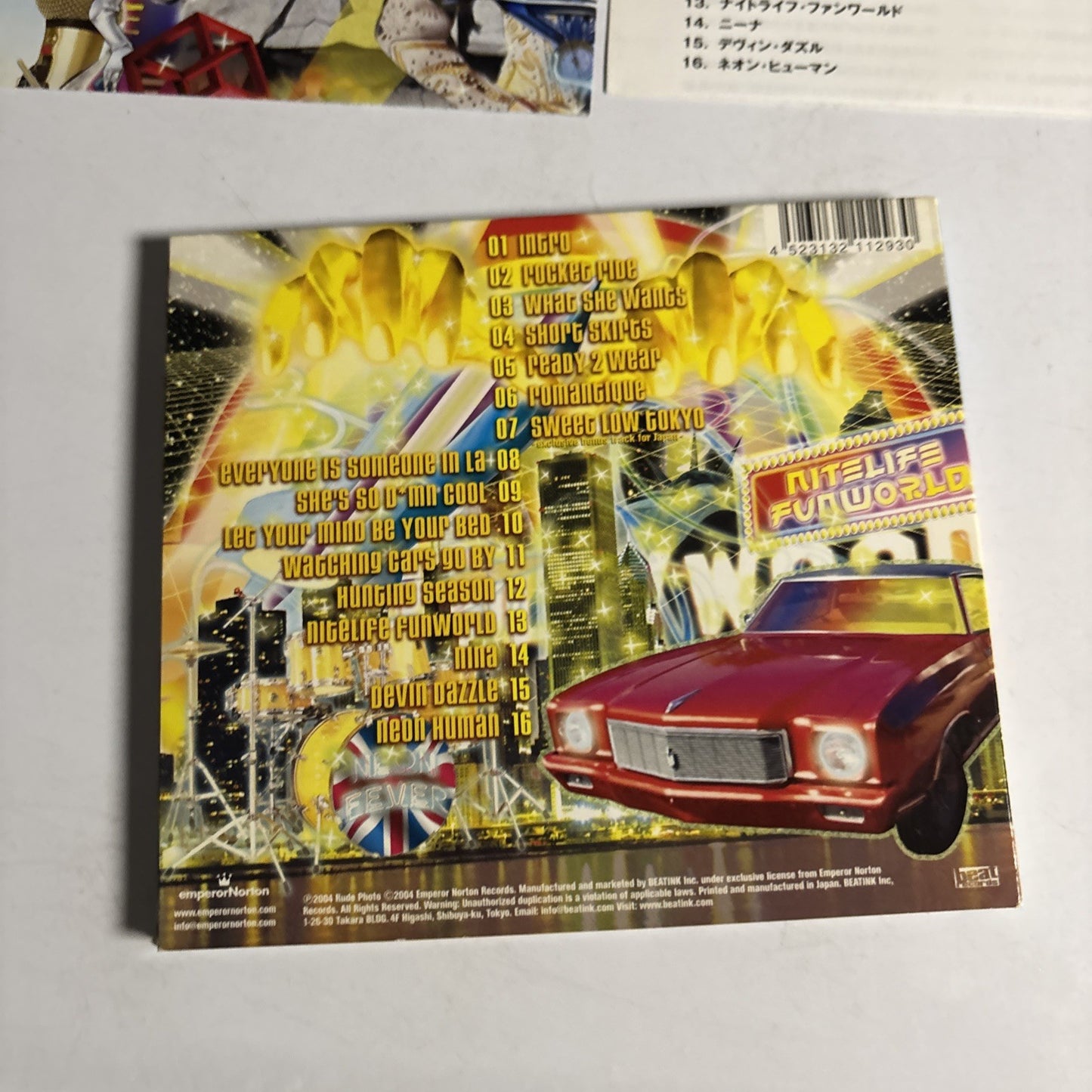 Felix Da Housecat – Devin Dazzle & The Neon Fever (CD 2004) Japan Digipak BRC-93