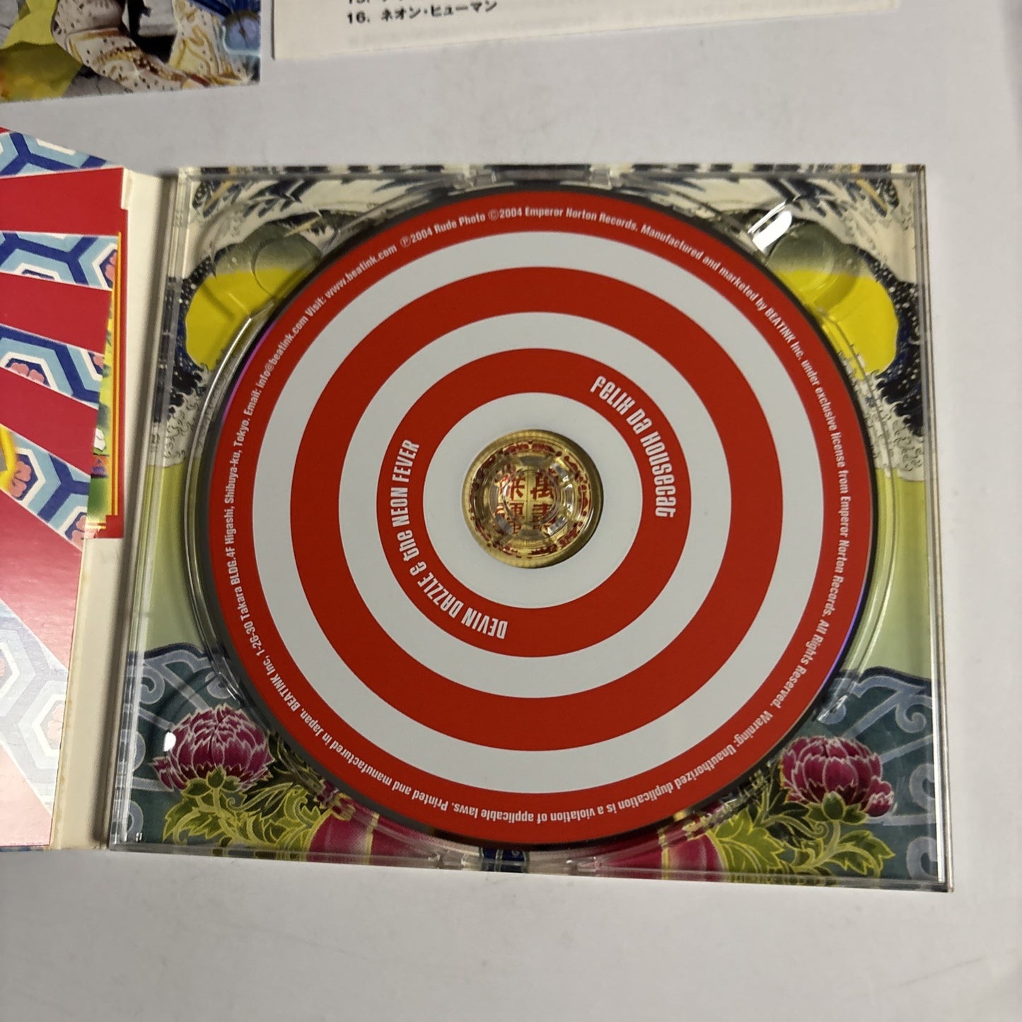 Felix Da Housecat – Devin Dazzle & The Neon Fever (CD 2004) Japan Digipak BRC-93