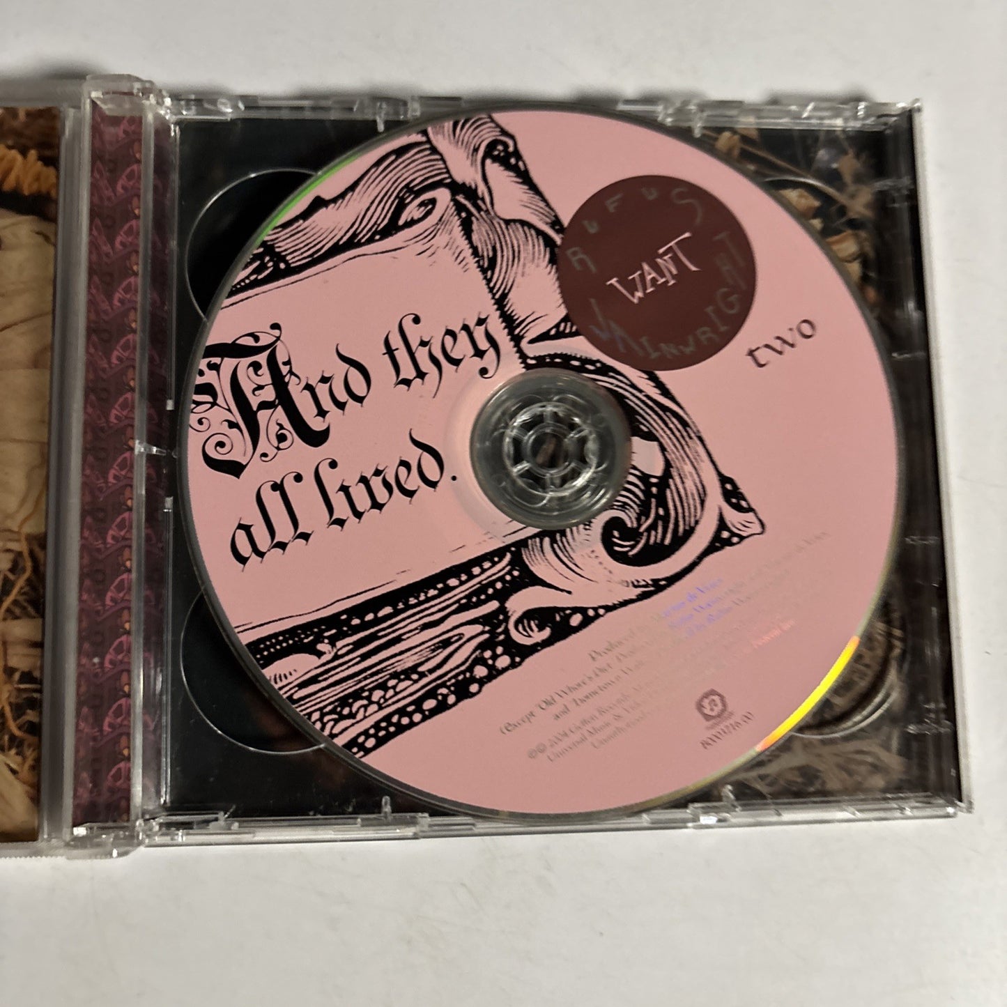 Rufus Wainwright – Want Two (CD + DVD, 2004) US DVD B0003716-00