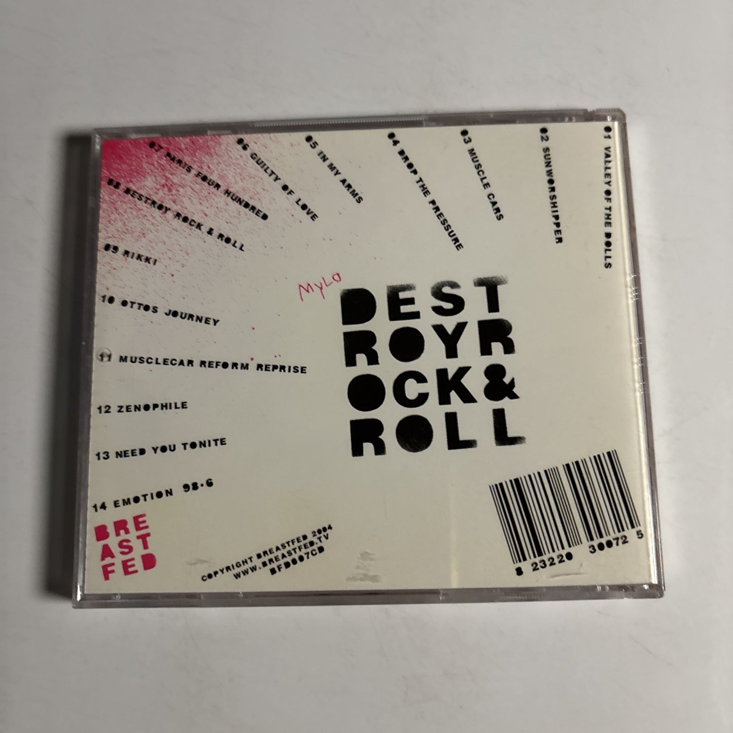 Mylo – Destroy Rock & Roll (CD, 2004) UK BFD007CD