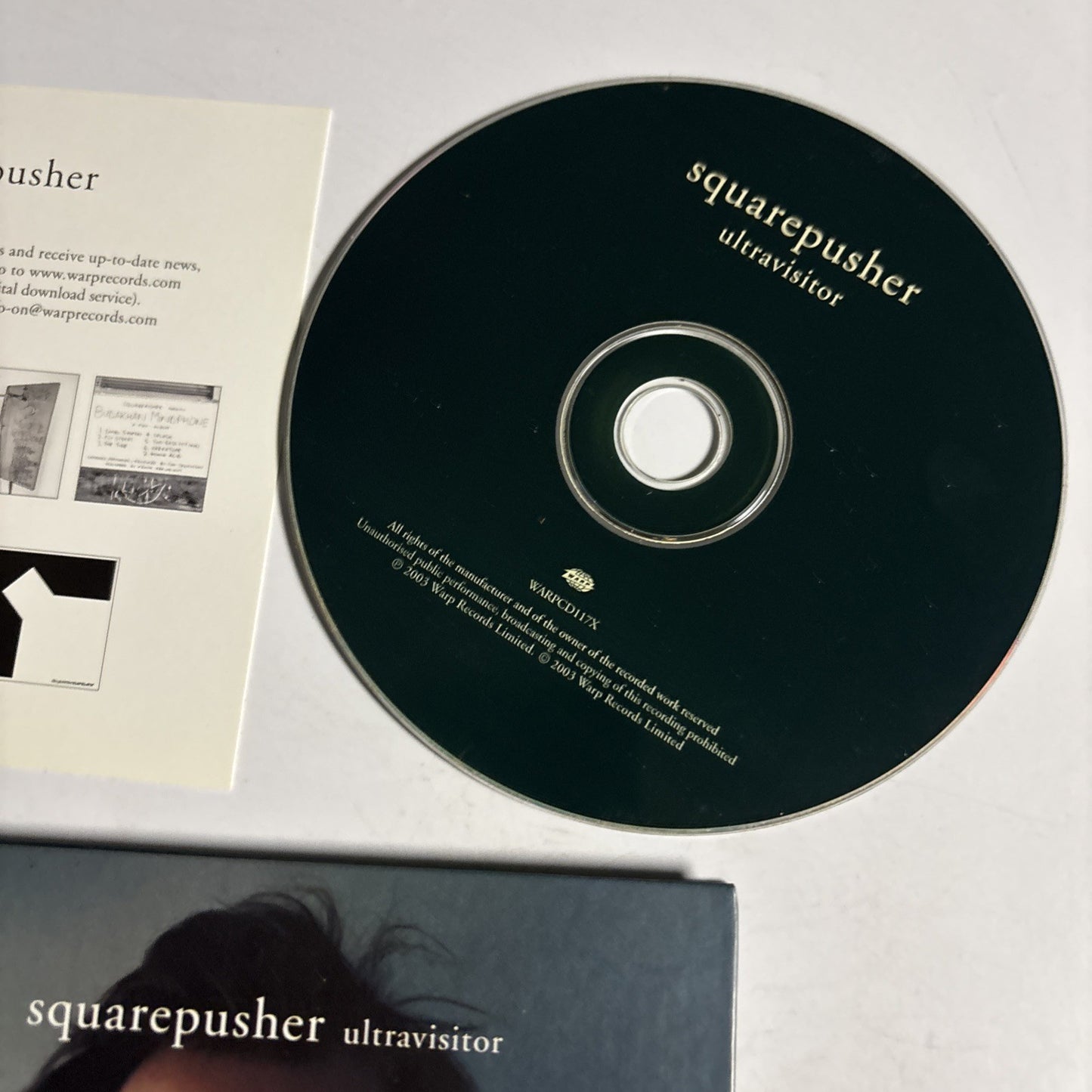 Squarepusher – Ultravisitor (CD, 2004) UK Booklet WARPCD117X