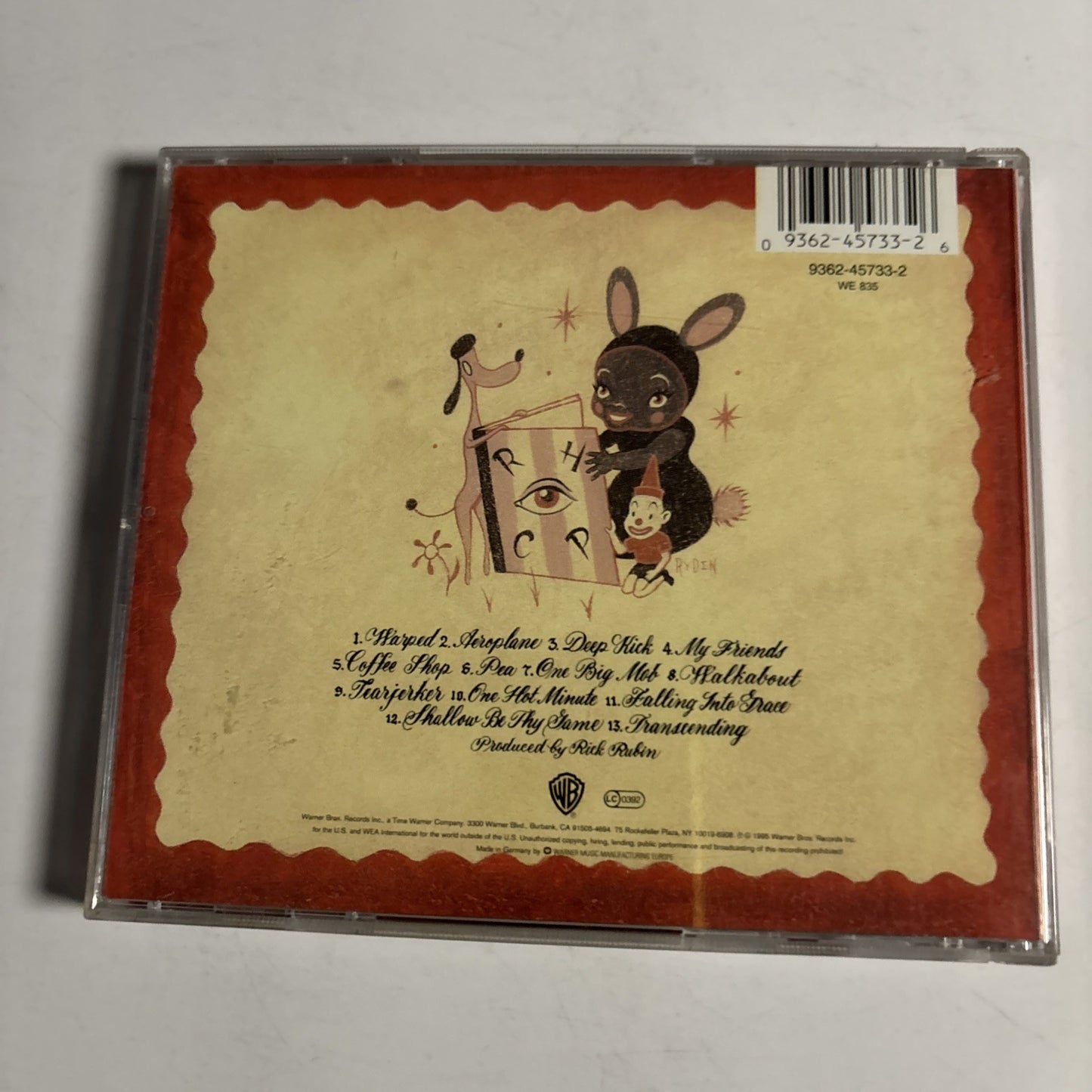 Red Hot Chili Peppers – One Hot Minute (CD, 2020) Europe 9362-45733-2