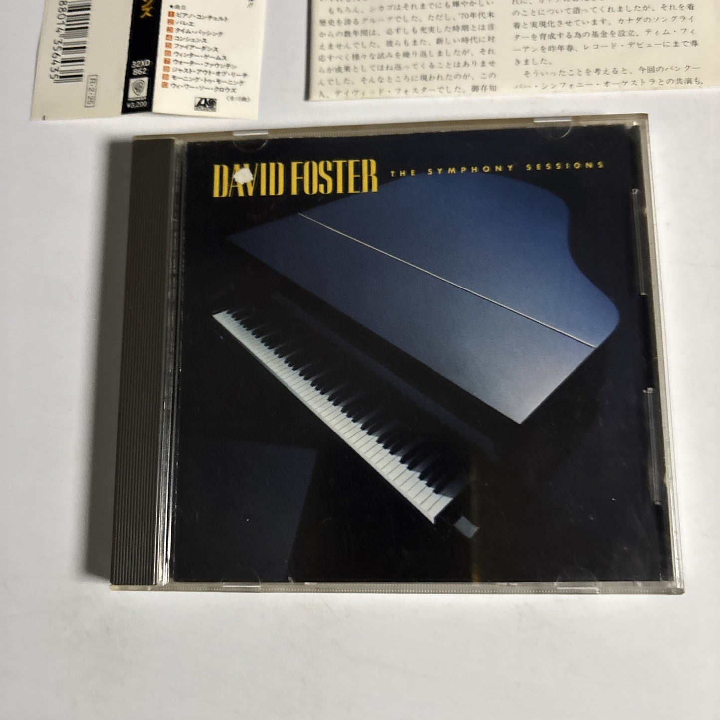 David Foster – The Symphony Sessions (CD, 1988) Japan obi 32XD-862