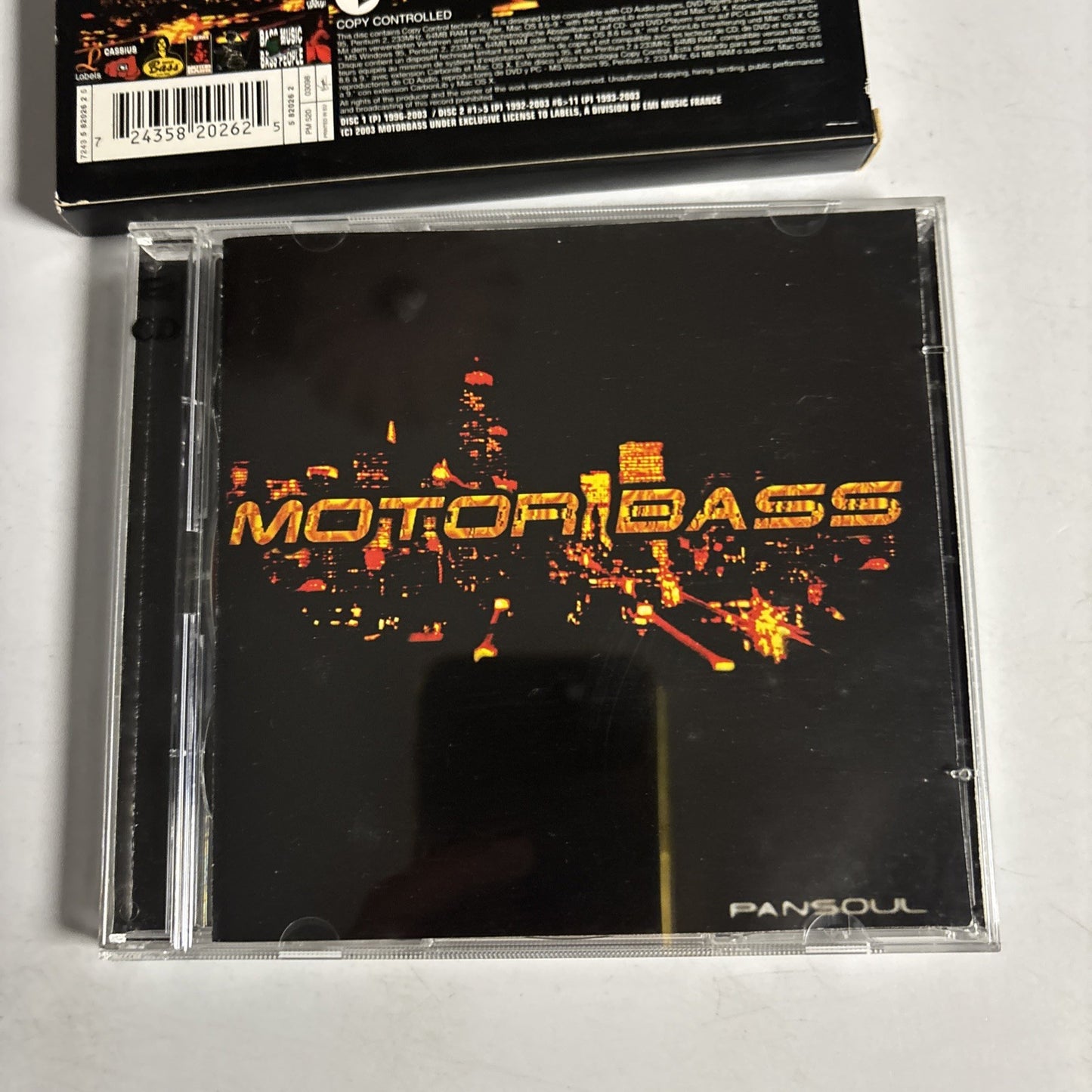 Motorbass – Pansoul (CD, 2003) France 724358202625