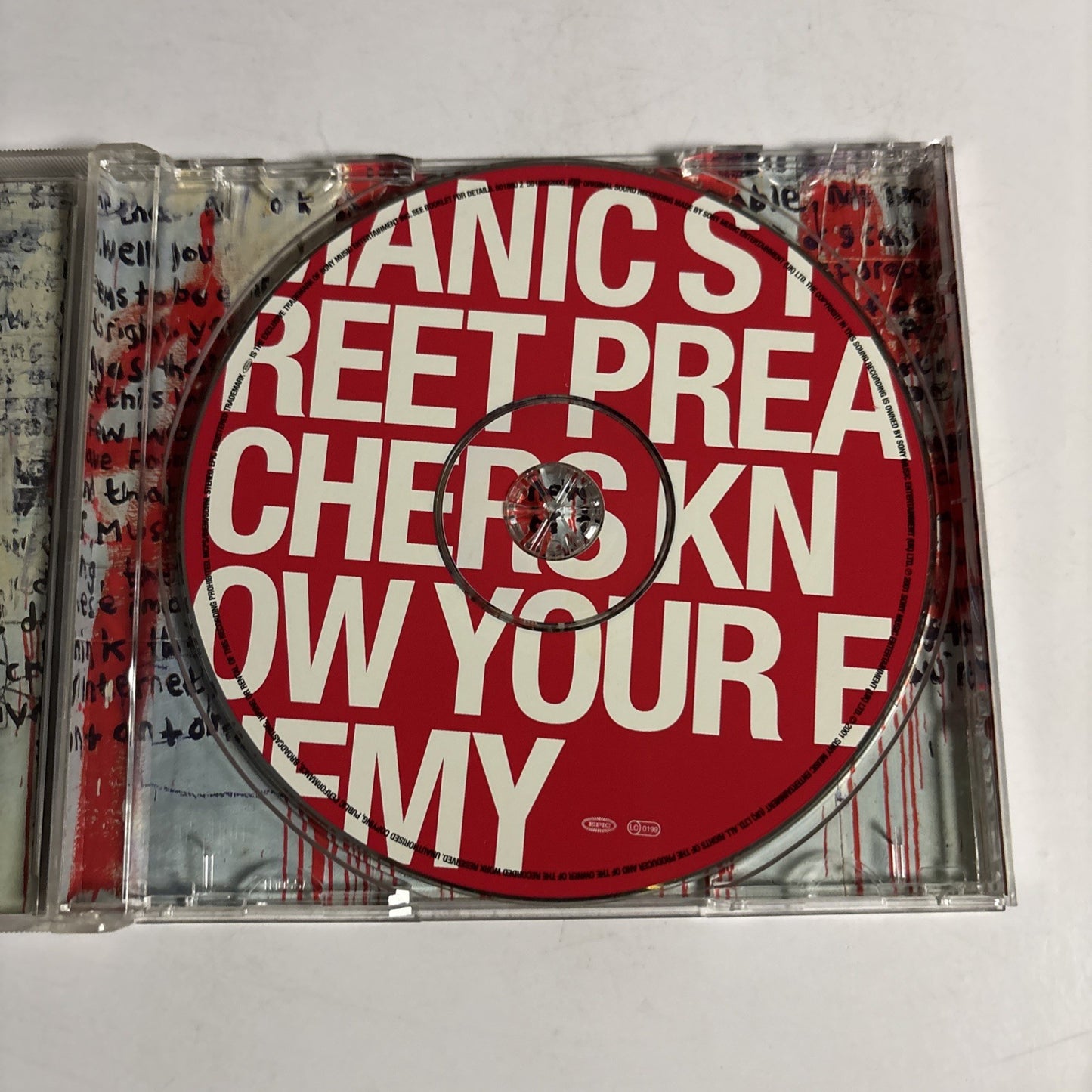 Manic Street Preachers – Know Your Enemy (CD, 2001) Europe 501880 2
