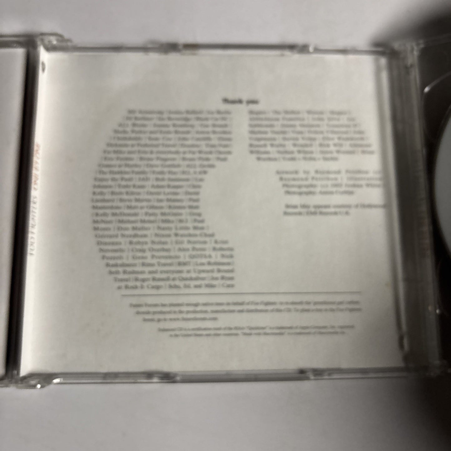 Foo Fighters – One By One (CD + DVD, 2002) US DVD 07863 68008-2