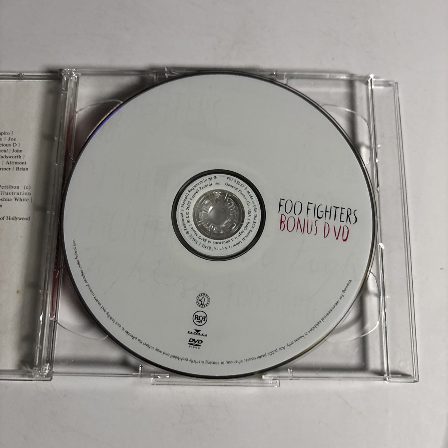 Foo Fighters – One By One (CD + DVD, 2002) US DVD 07863 68008-2