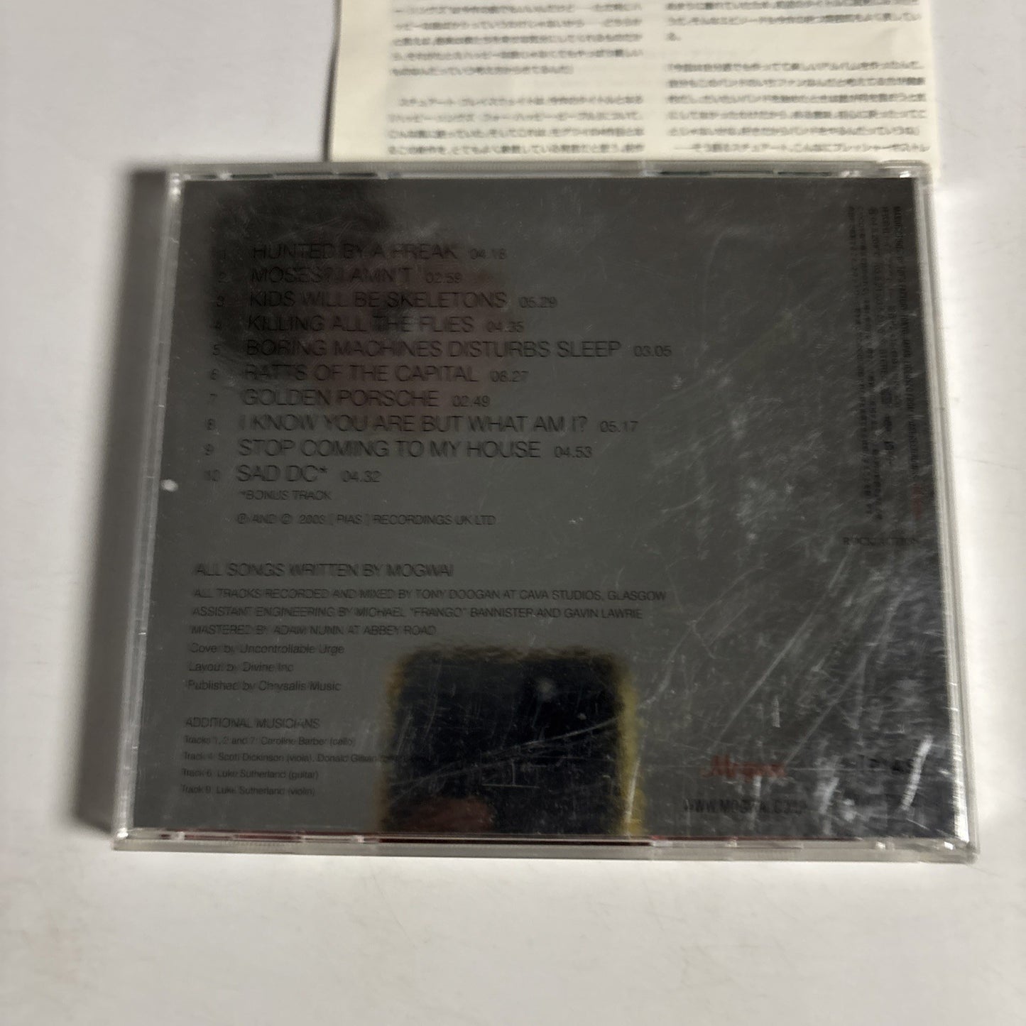 Mogwai – Happy Songs For Happy People (CD, 2003) Japan Bonus Track TFCK-87316