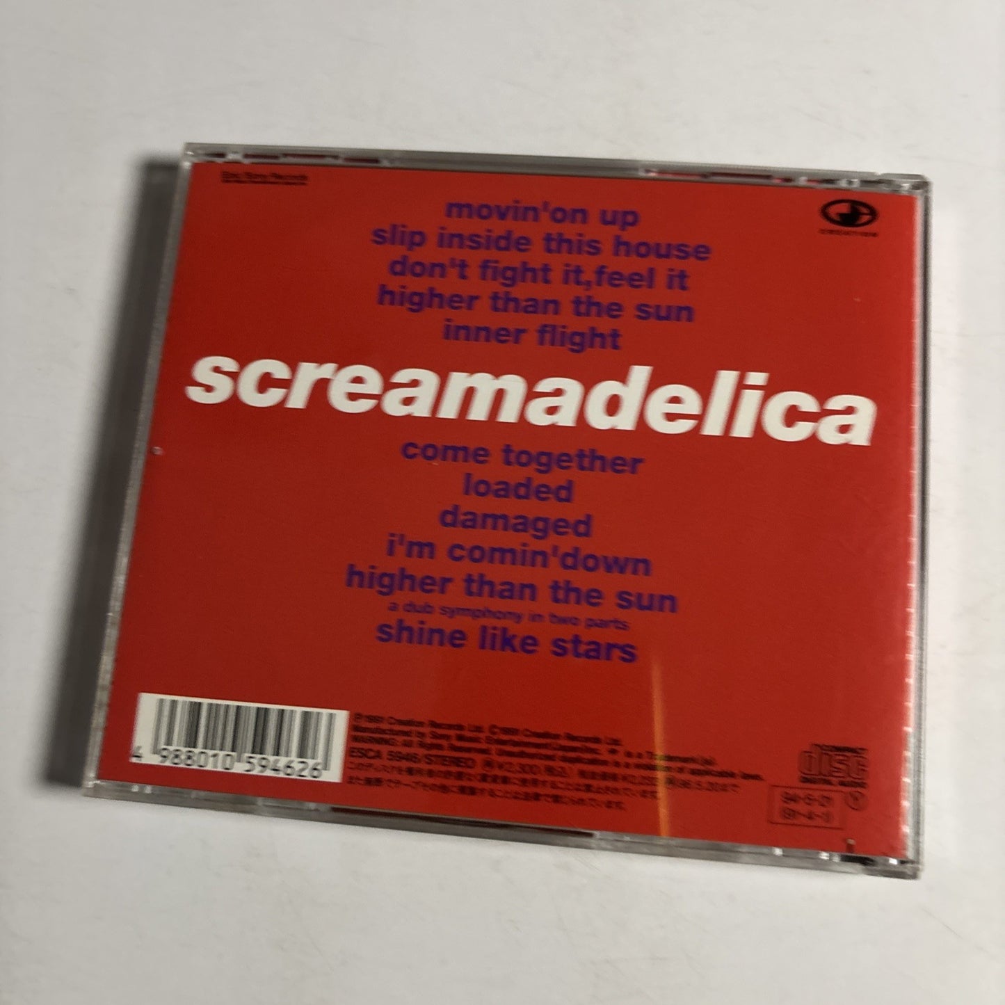 Primal Scream – Screamadelica (CD, 1994) Japan ESCA 5946