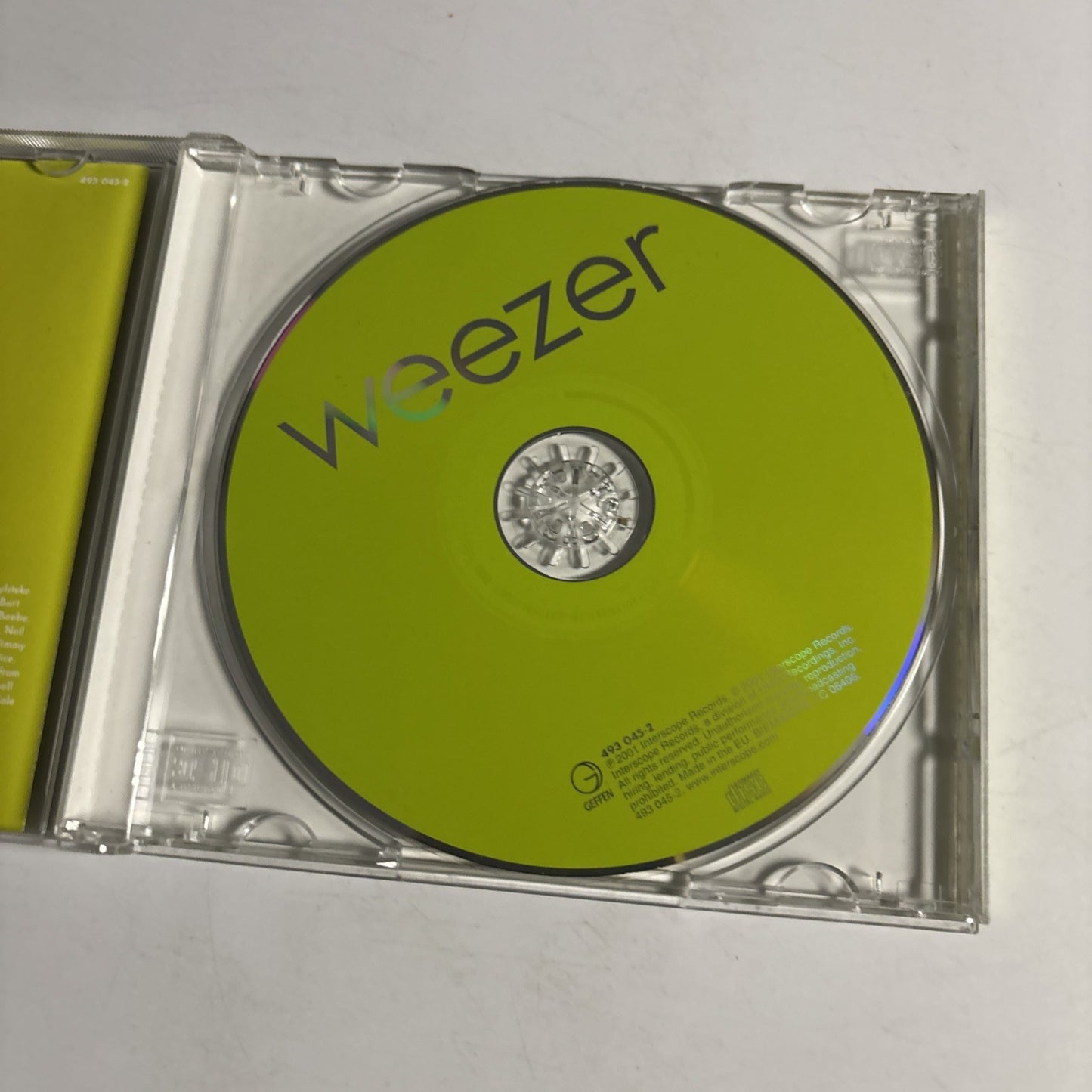 Weezer – Weezer (CD, 2001)  Europe 493 045-2