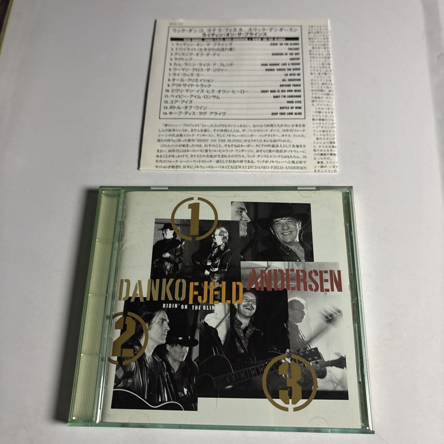 Danko Fjeld Andersen – Ridin' On The Blinds (CD, 1997) Japan VACK 1117