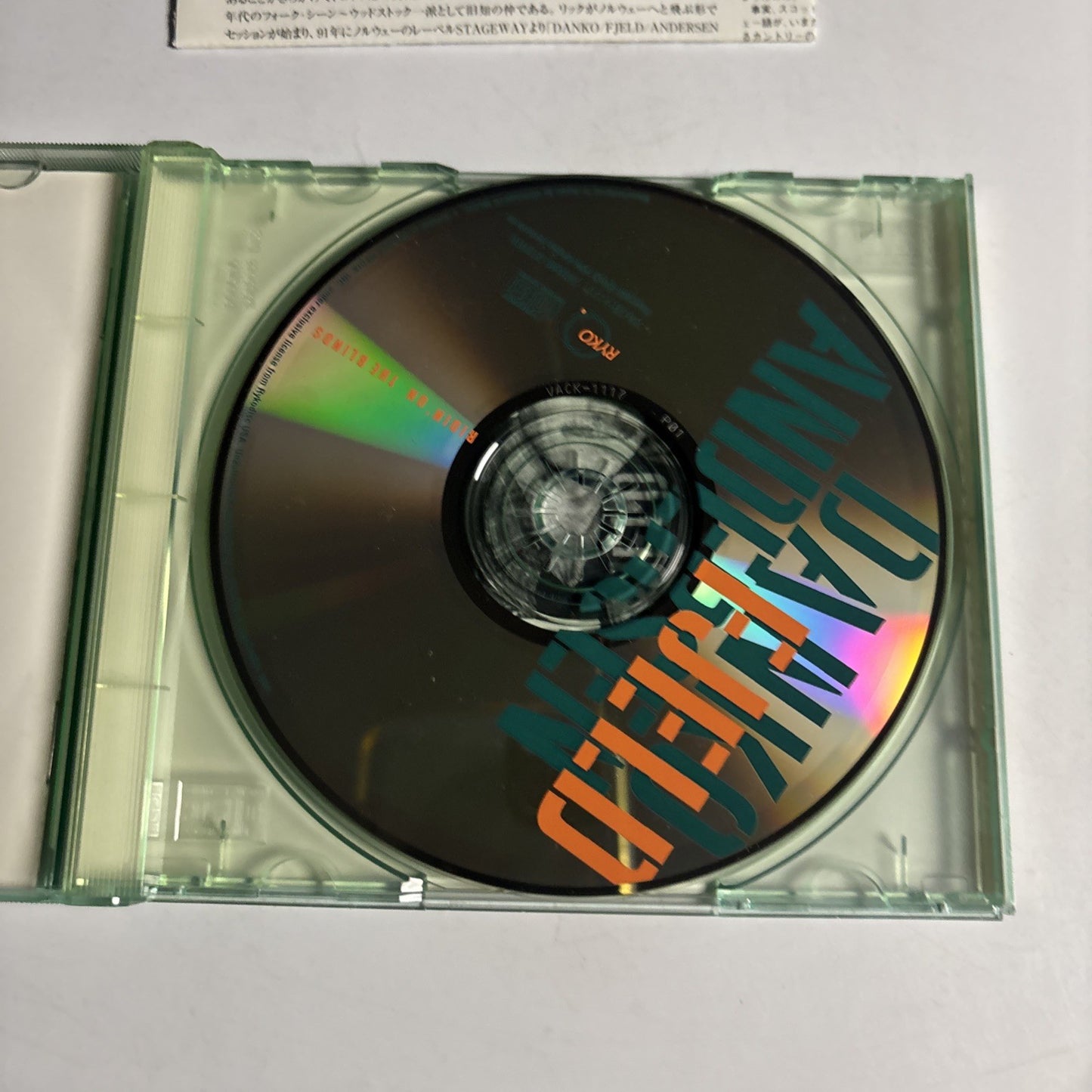 Danko Fjeld Andersen – Ridin' On The Blinds (CD, 1997) Japan VACK 1117