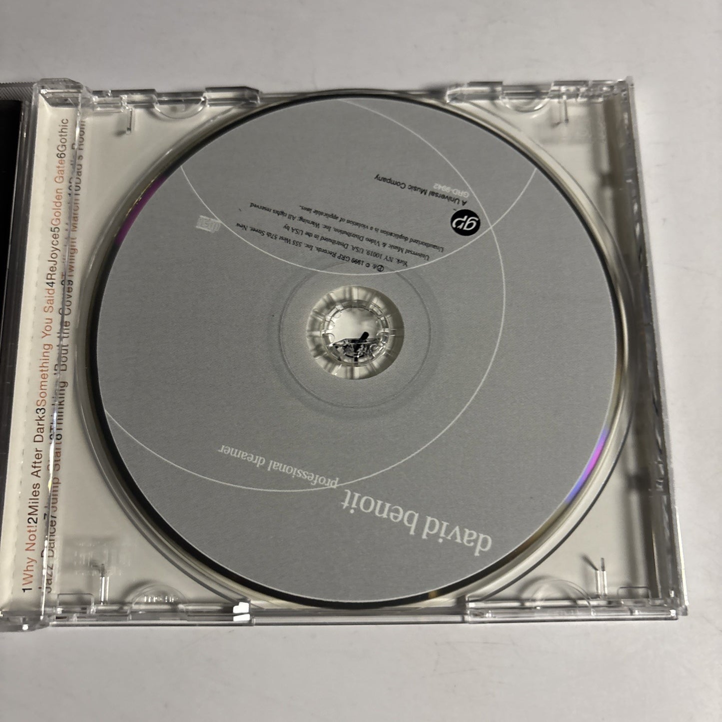 David Benoit – Professional Dreamer (CD, 1999) US GRD-9942