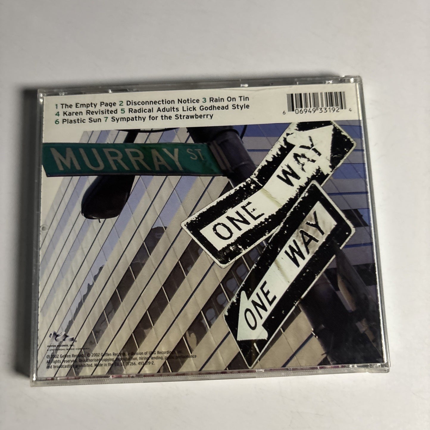 Sonic Youth – Murray Street (CD, 2002) Europe 493 319-2