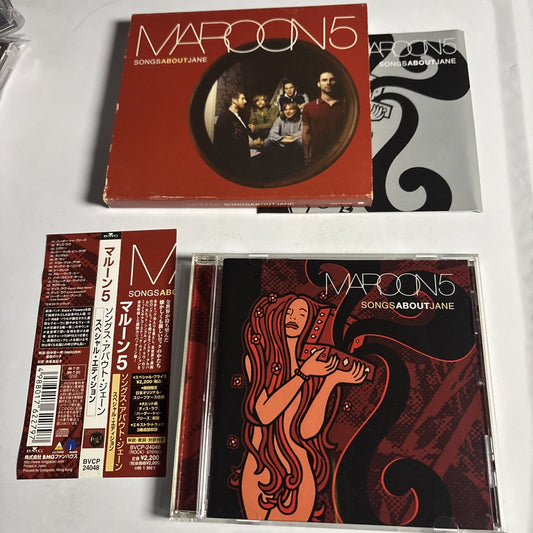 Maroon 5 – Songs About Jane (CD, 2004) Japan obi BVCP 24048
