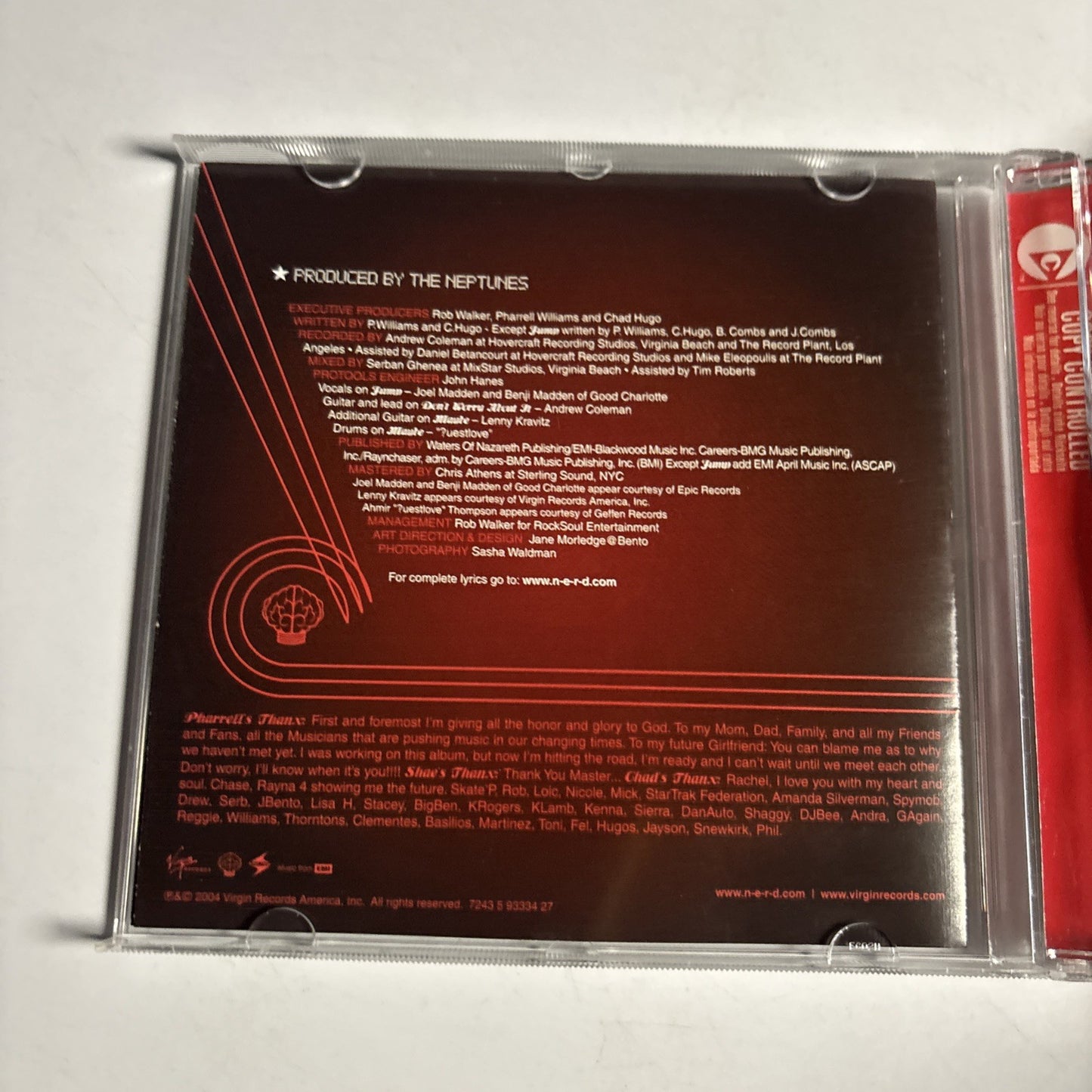 N*E*R*D – Fly Or Die (CD, 2004) Europe 7243 5 93334 2 7