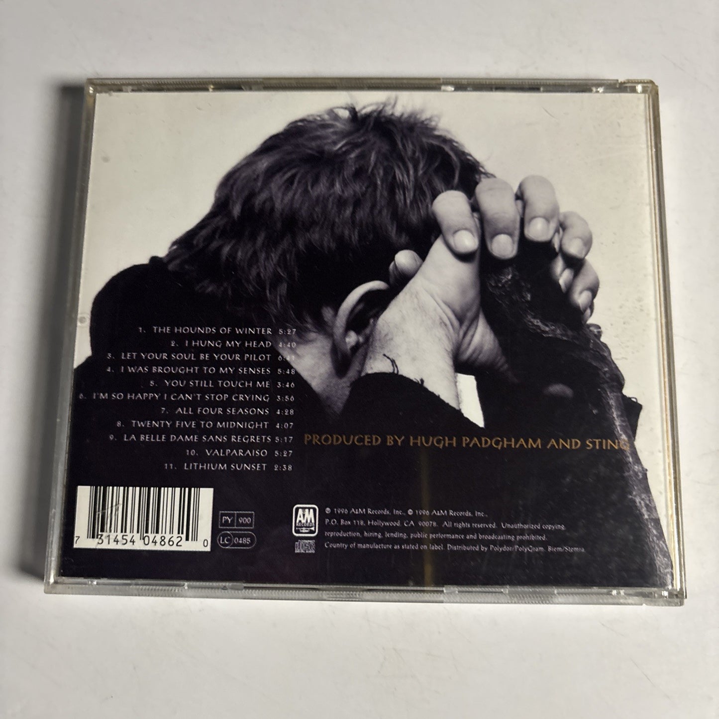 Sting – Mercury Falling (CD, 1996) Europe 540 486 2