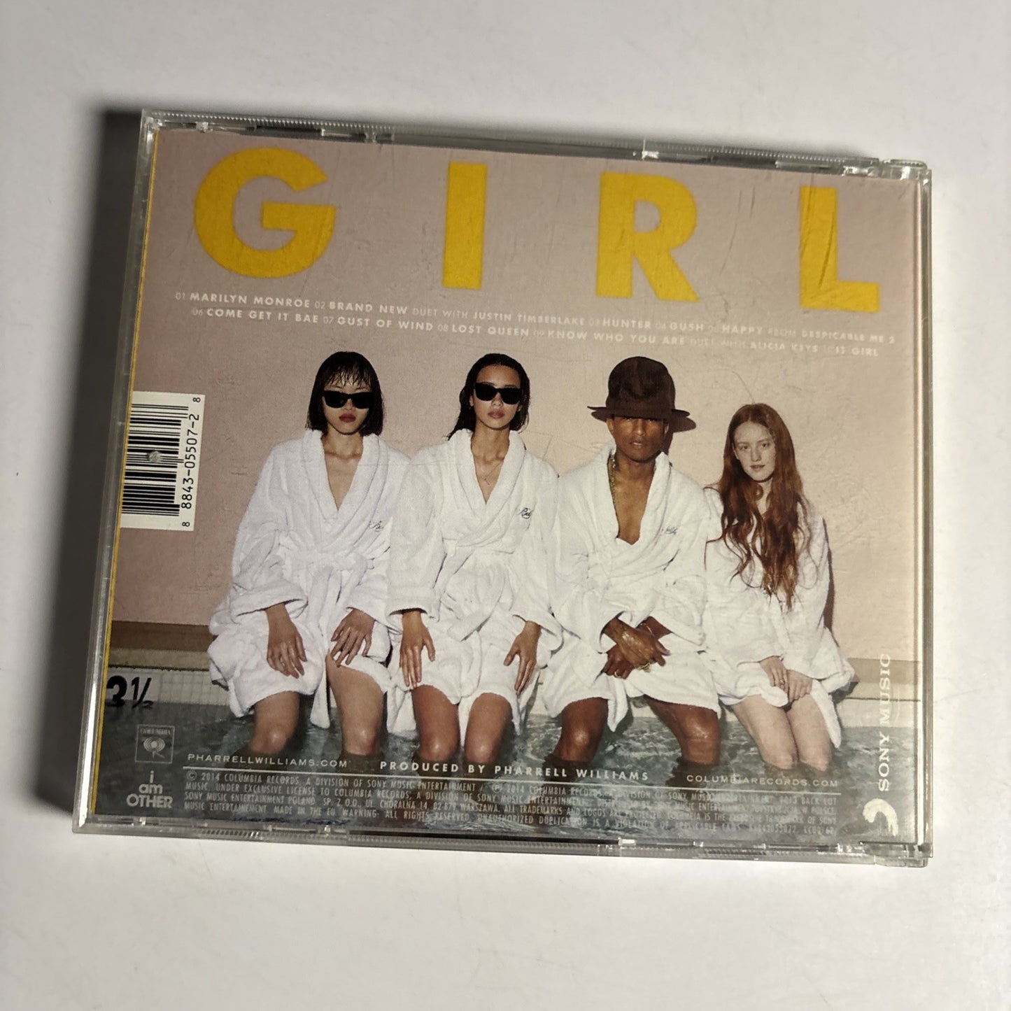 Pharrell Williams – G I R L (CD, 2014)  US 88843 05507 2