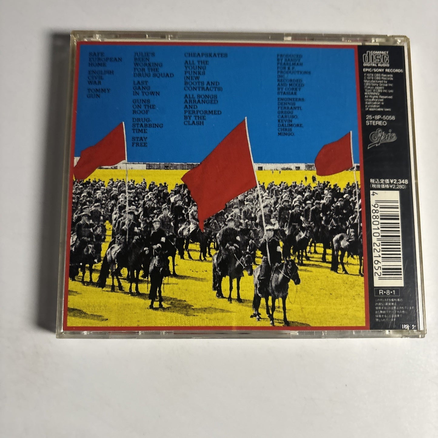 The Clash – Give 'Em Enough Rope (CD, 1988) Japan 25・8P-5058