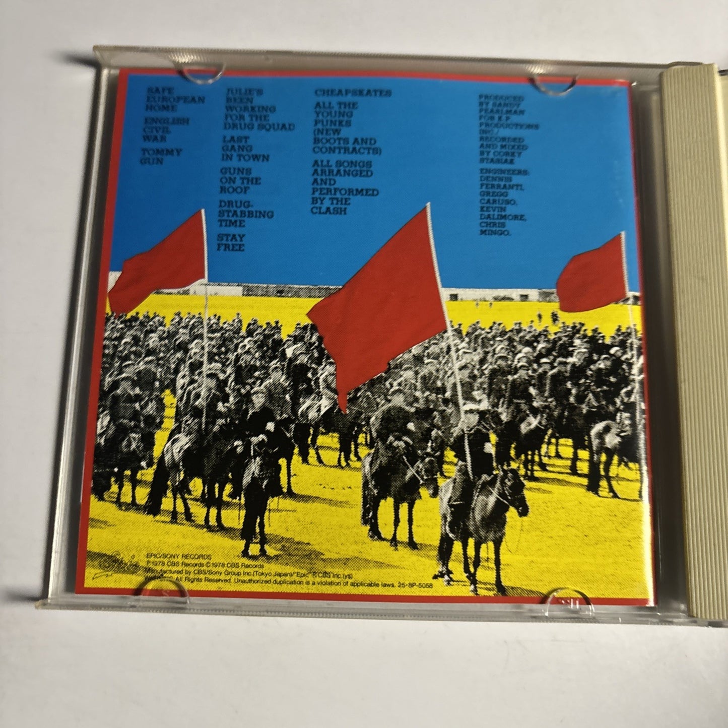 The Clash – Give 'Em Enough Rope (CD, 1988) Japan 25・8P-5058