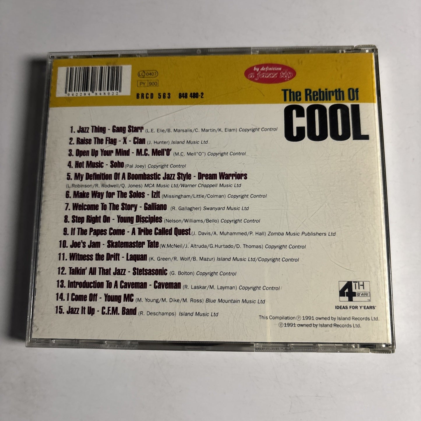 Various – The Rebirth Of Cool (CD, 1991) UK BRCD 563