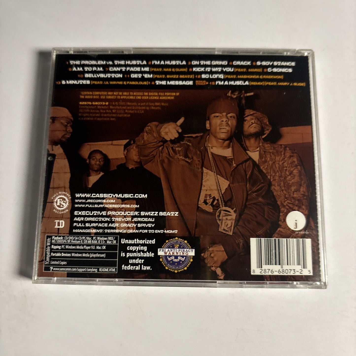 Cassidy – I'm A Hustla (CD, 2007) US 82876-68073-2-RE1