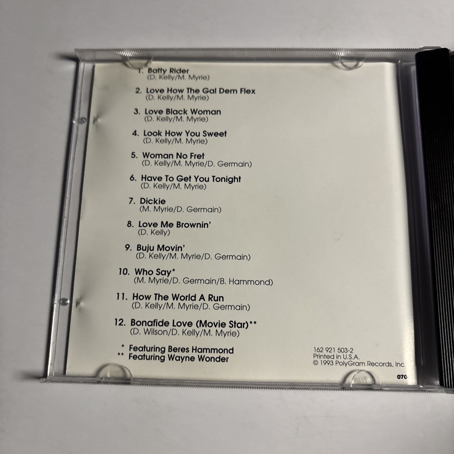 Buju Banton – Mr. Mention (CD, 1993) US 162 921 503-2