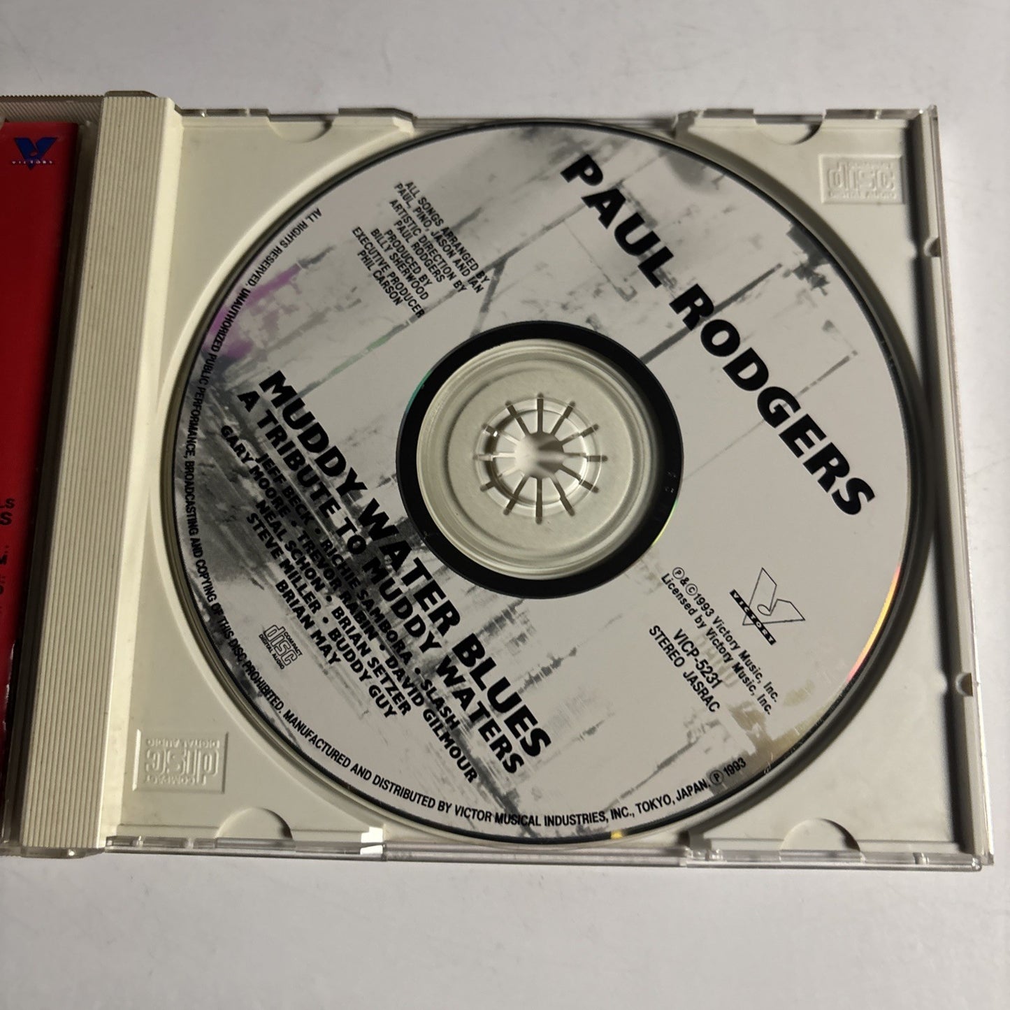 Paul Rodgers – Muddy Water Blues (A Tribute To Muddy Waters) (CD, 2006) Japan