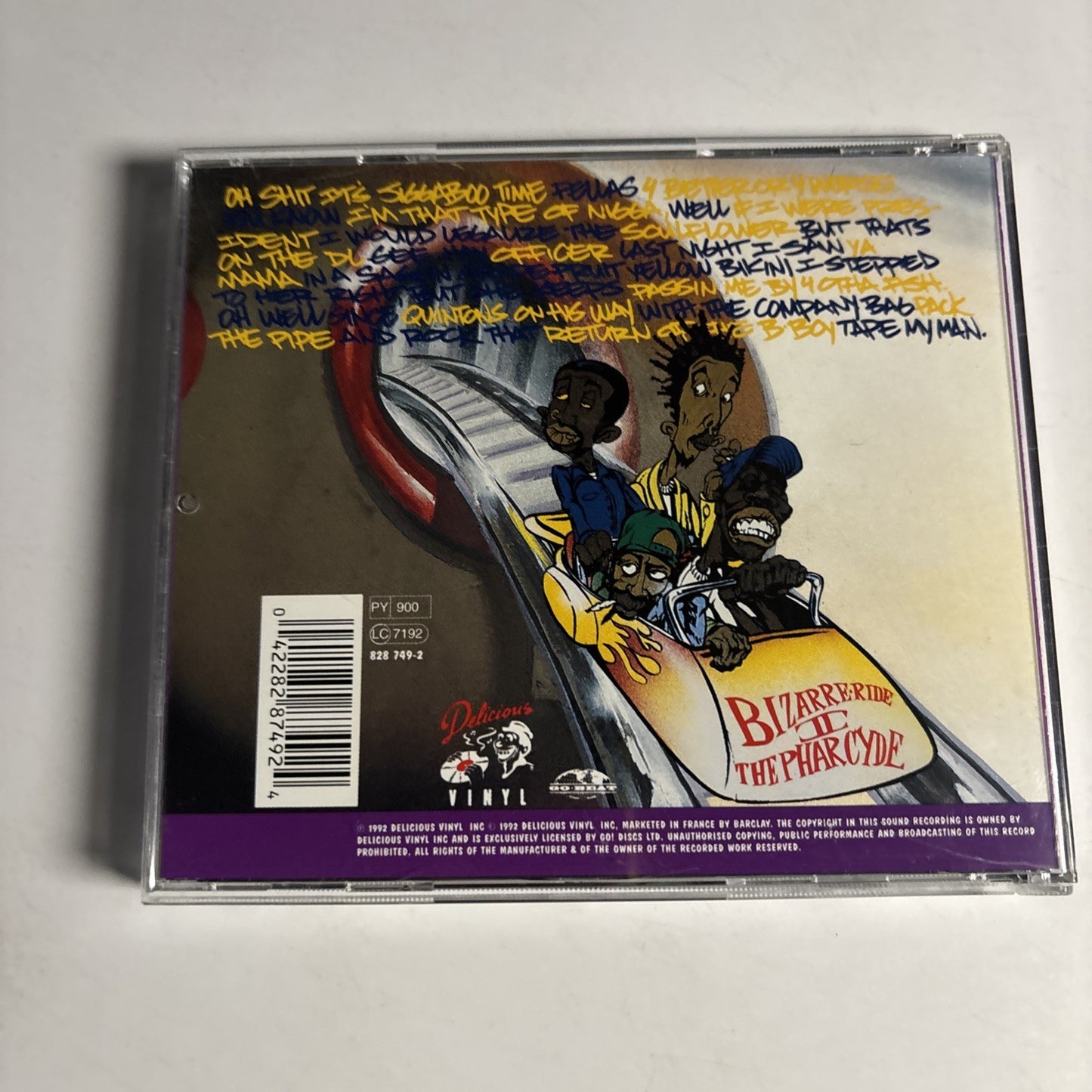 The Pharcyde – Bizarre Ride II The Pharcyde (CD, 1992) Europe 828 749-2