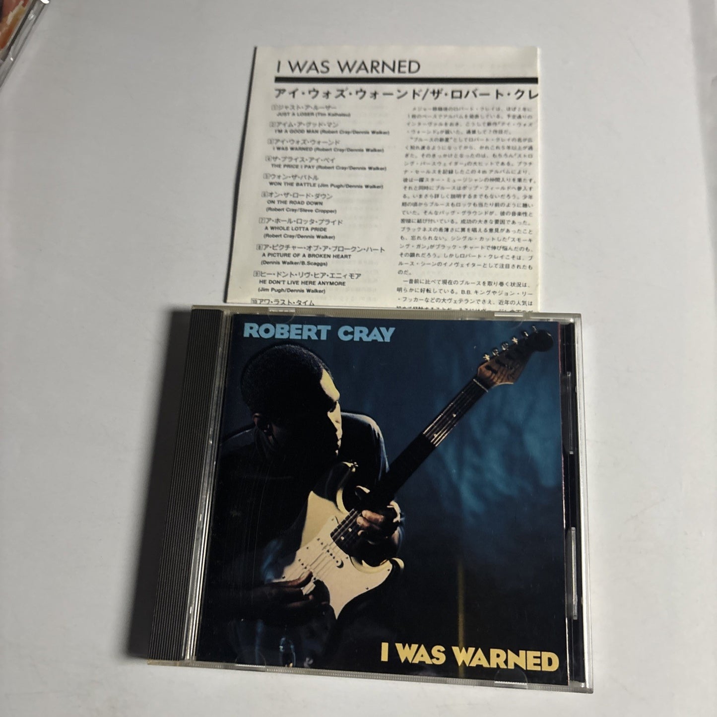 Robert Cray – I Was Warned (CD, 1992) Japan PHCR-1181