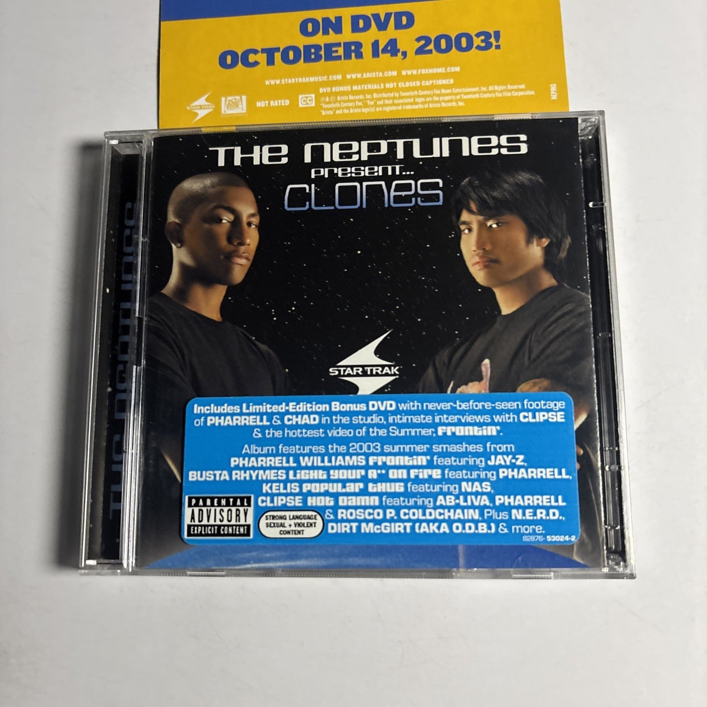 The Neptunes – Clones (CD + DVD, 2003) US DVD 82876-51295-2