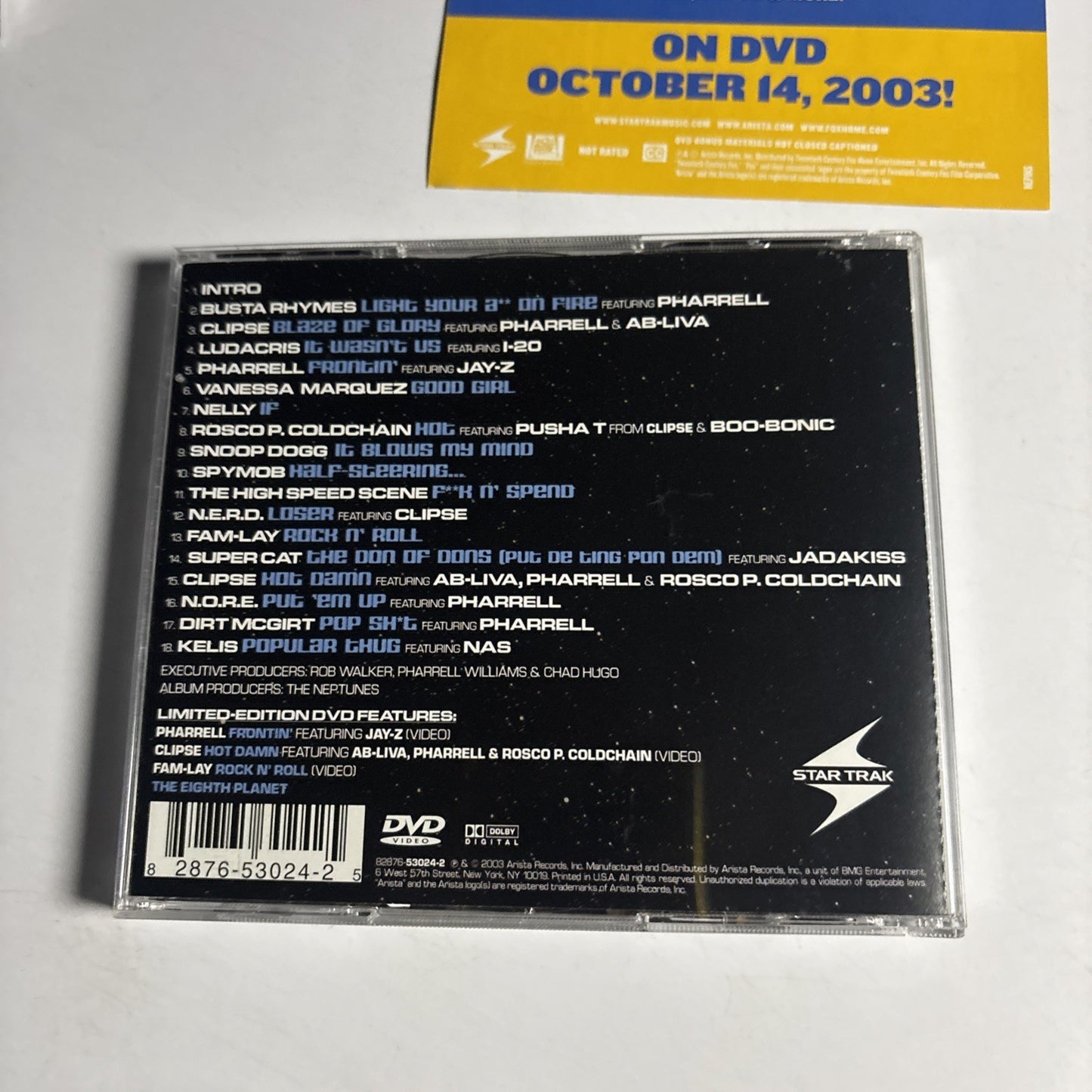 The Neptunes – Clones (CD + DVD, 2003) US DVD 82876-51295-2