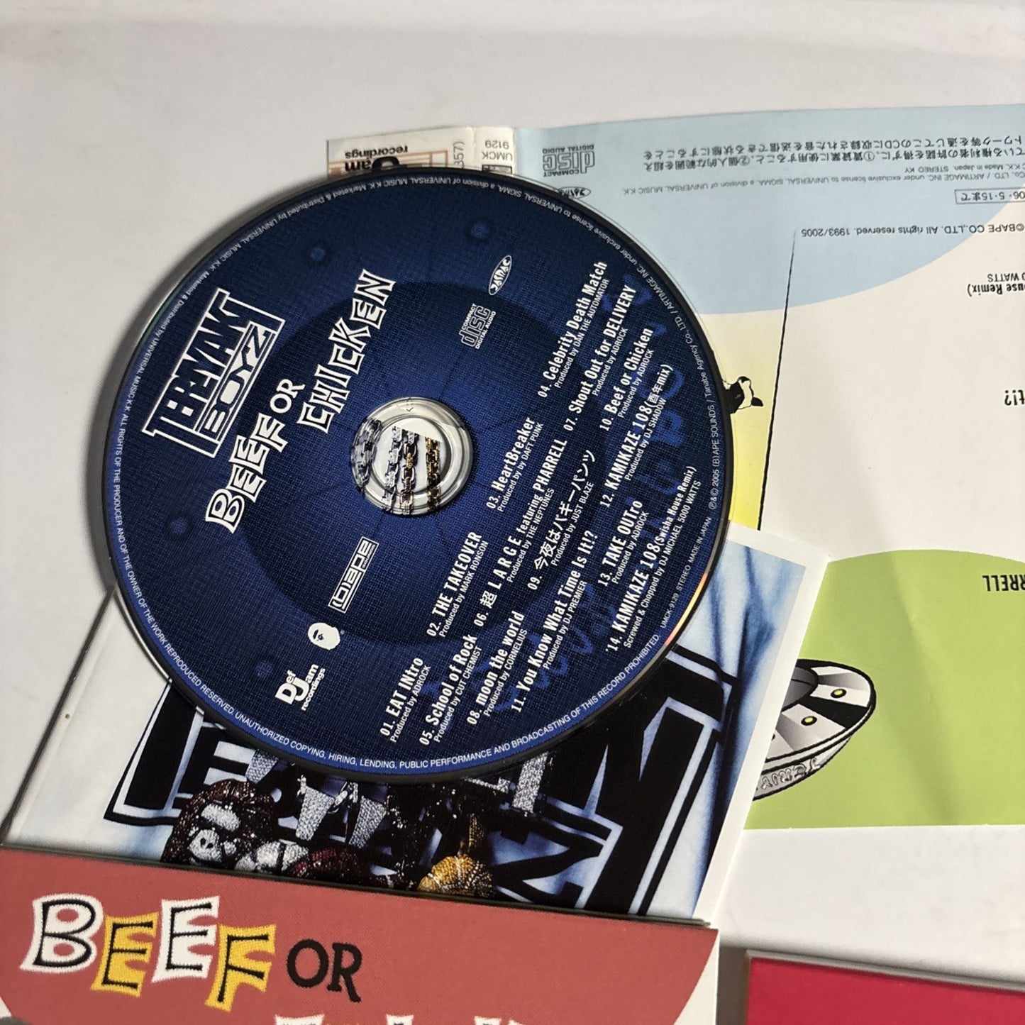 Teriyaki Boyz – Beef Or Chicken (CD, 2005) Japan obi UMCK-9129