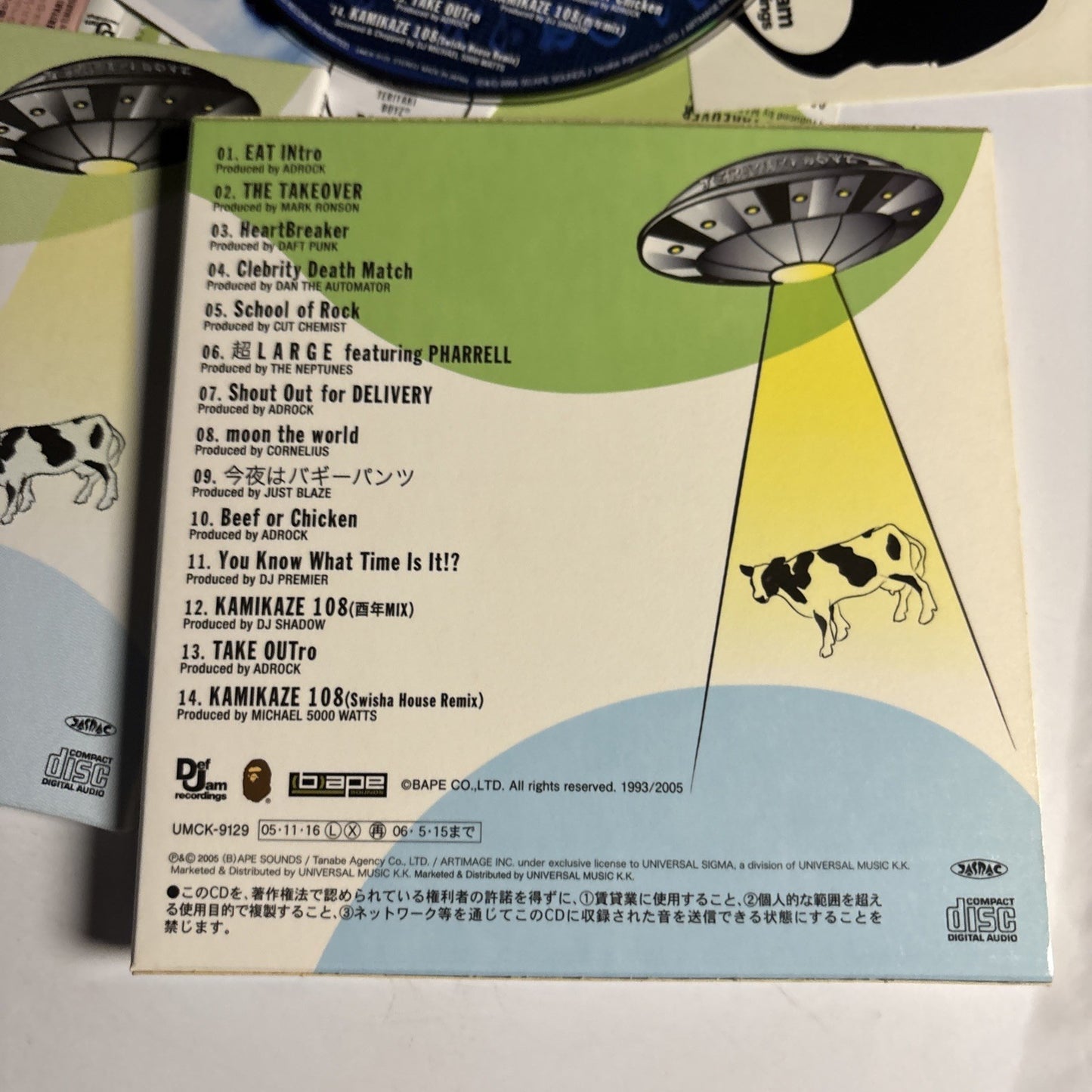 Teriyaki Boyz – Beef Or Chicken (CD, 2005) Japan obi UMCK-9129