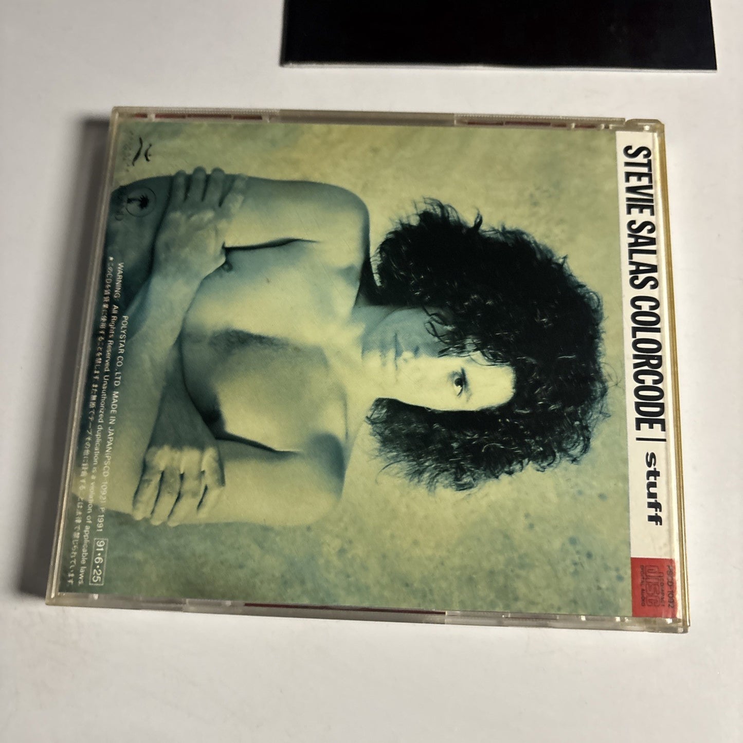 Stevie Salas Colorcode – Stuff (CD, 1991) Japan PSCD-1092