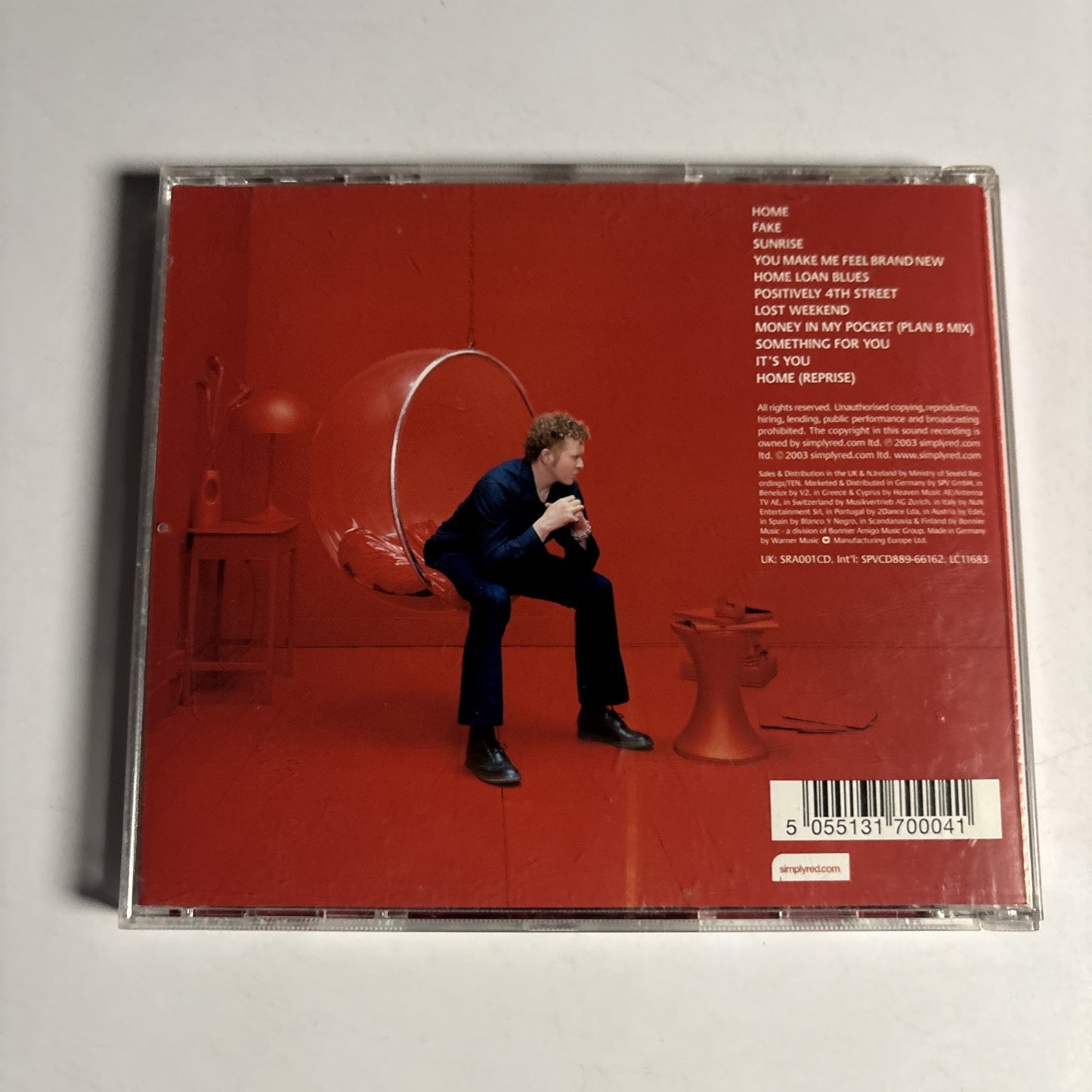 Simply Red – Home (CD, 2003) UK & Europe 50551317 0004 1