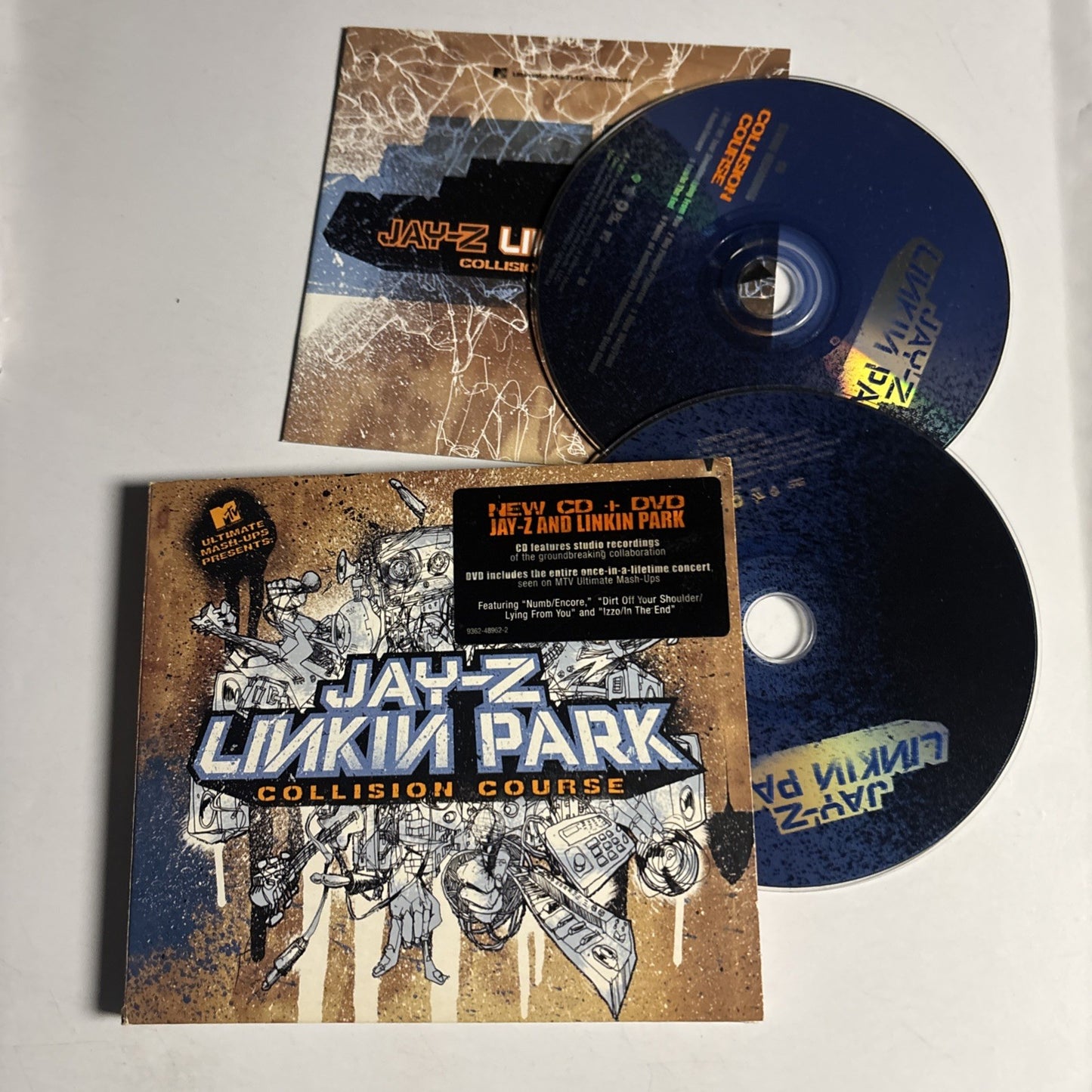 Jay-Z, Linkin Park – Collision Course (CD + DVD, 2004) Europe DVD 9362-48962-2