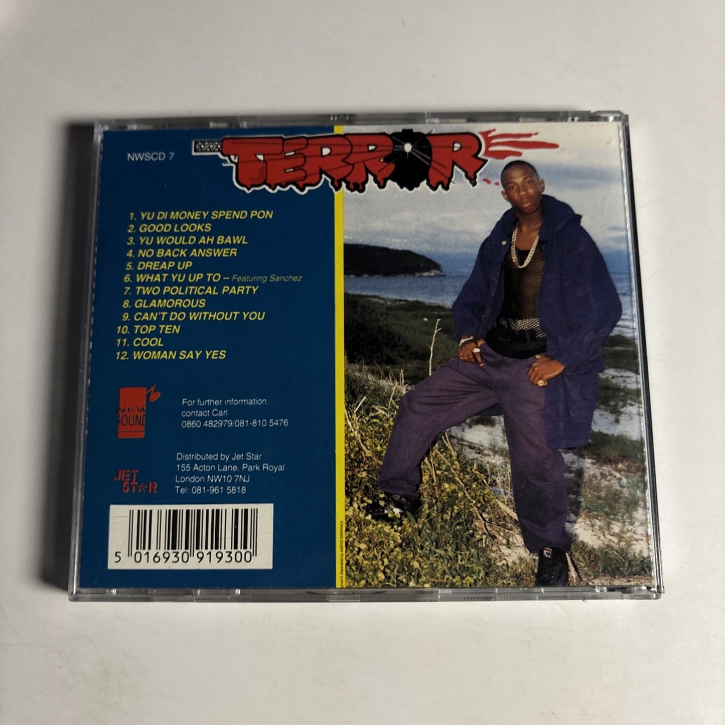 Terror Fabulous – Glamorous (CD, 1994) UK NWSCD 7