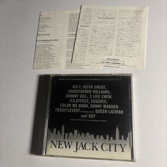 New Jack City (Music From The Motion Picture) (CD, 1991) Japan WPCP 4232
