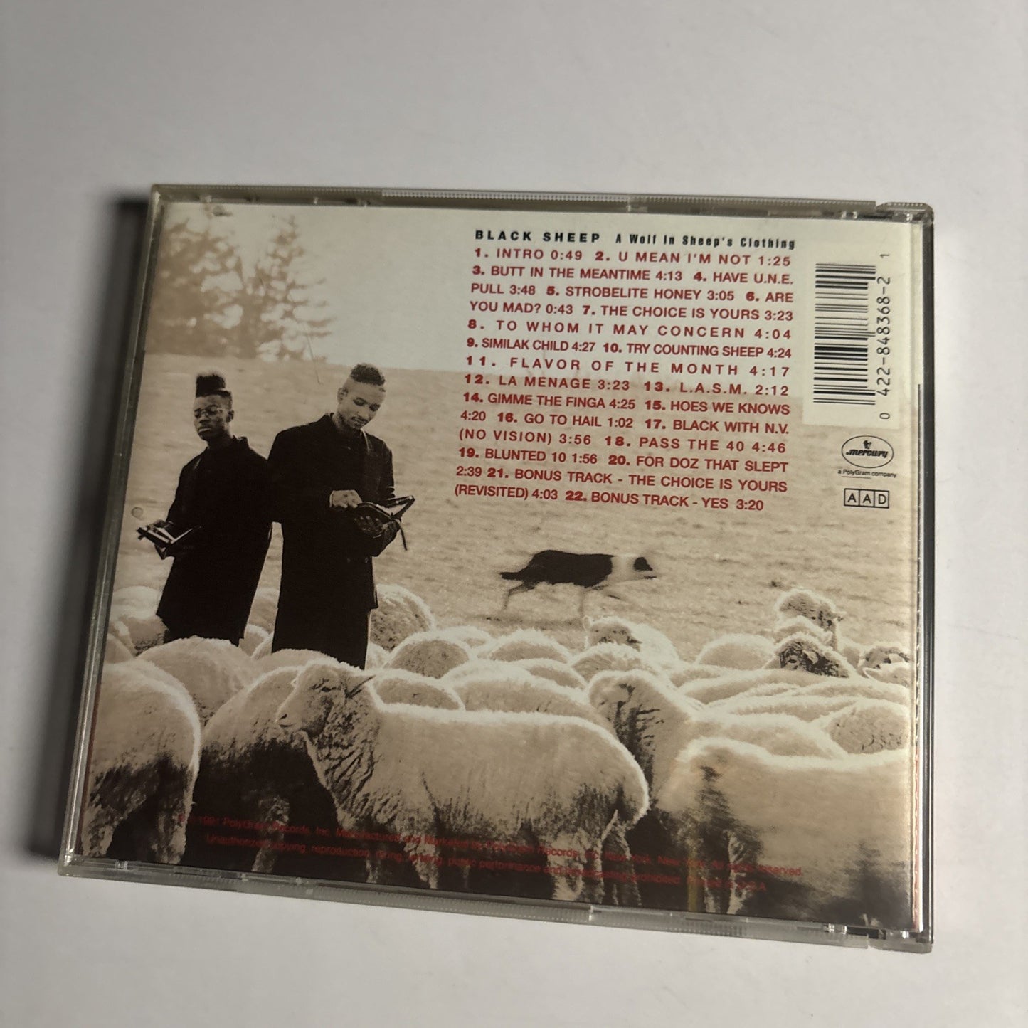 Black Sheep – A Wolf In Sheep's Clothing (CD, 1991) US 848 368-2