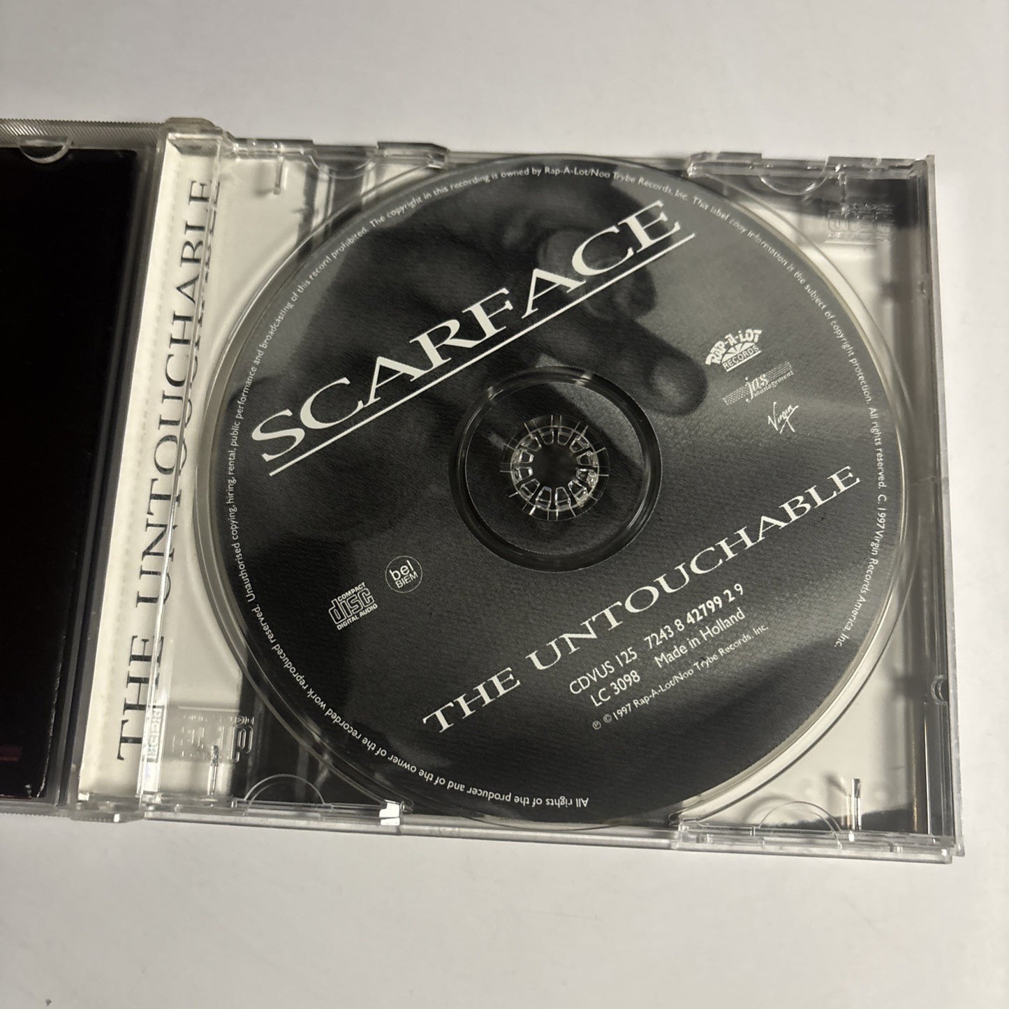 Scarface – The Untouchable (CD, 1997) UK & Europe 7243 8 42799 2 9