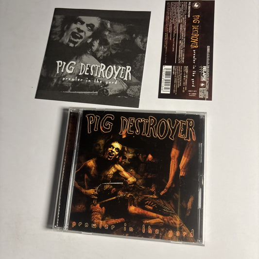 Pig Destroyer – Prowler In The Yard (CD, 2001) Japan obi HWCY-1071