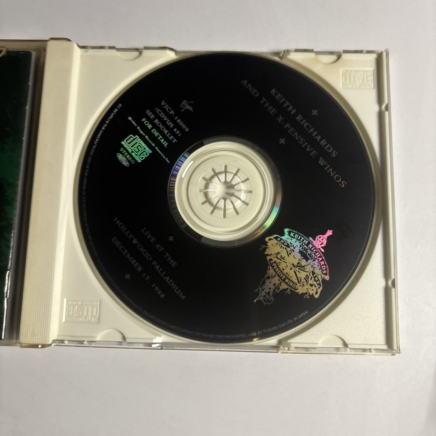 Keith Richards & The X-Pensive Winos – Live At The Hollywood Palladium CD Japan