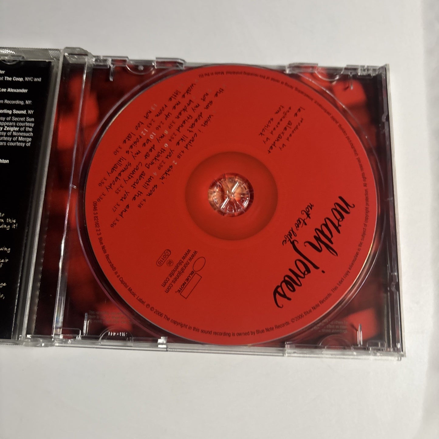 Norah Jones – Not Too Late (CD, 2007) Europe 0946 3 82162 2 3